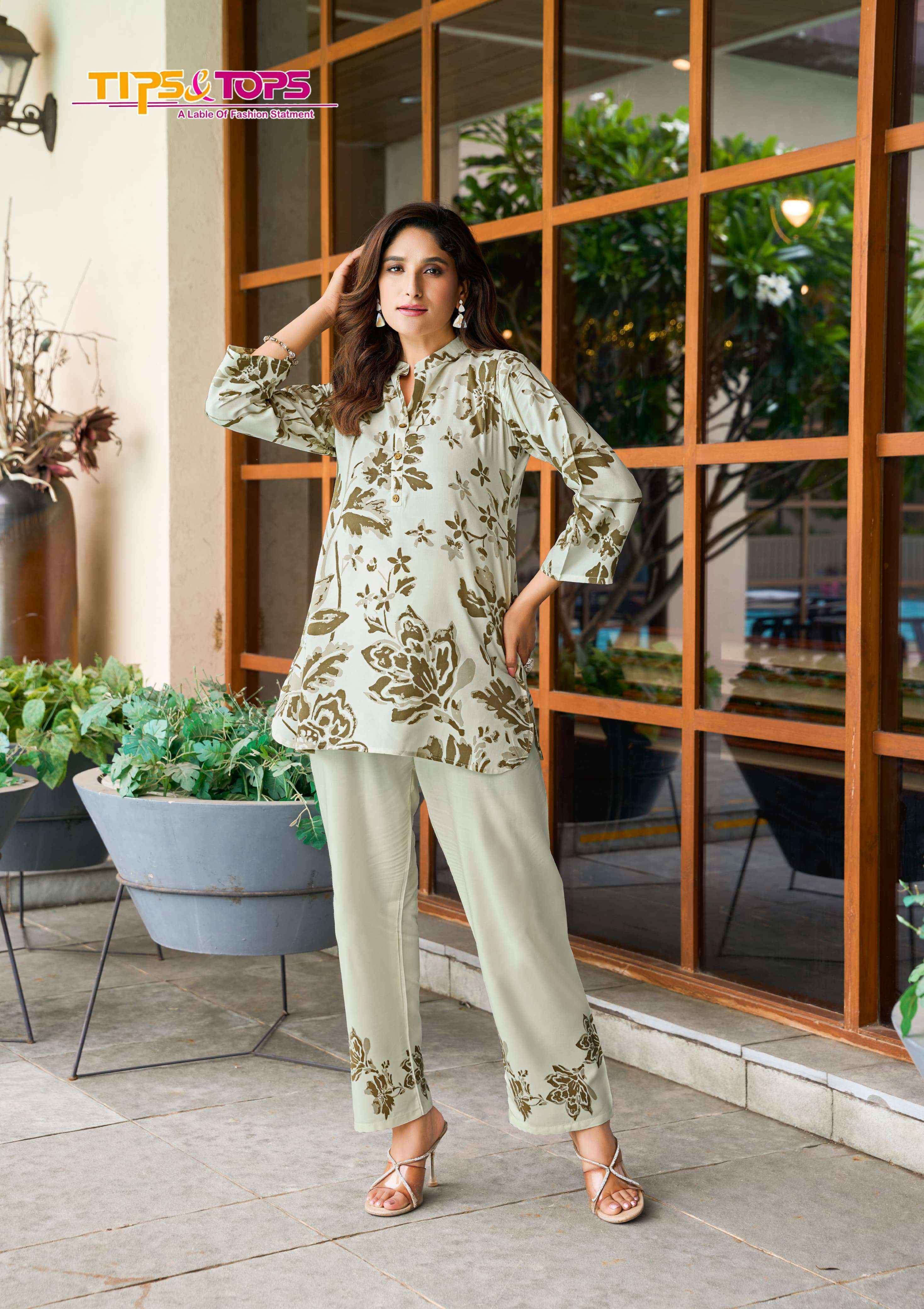 Tips & Tops Summer Beauty Vol-2 Rayon Kurti With Bottom (6 pcs Catalogue)