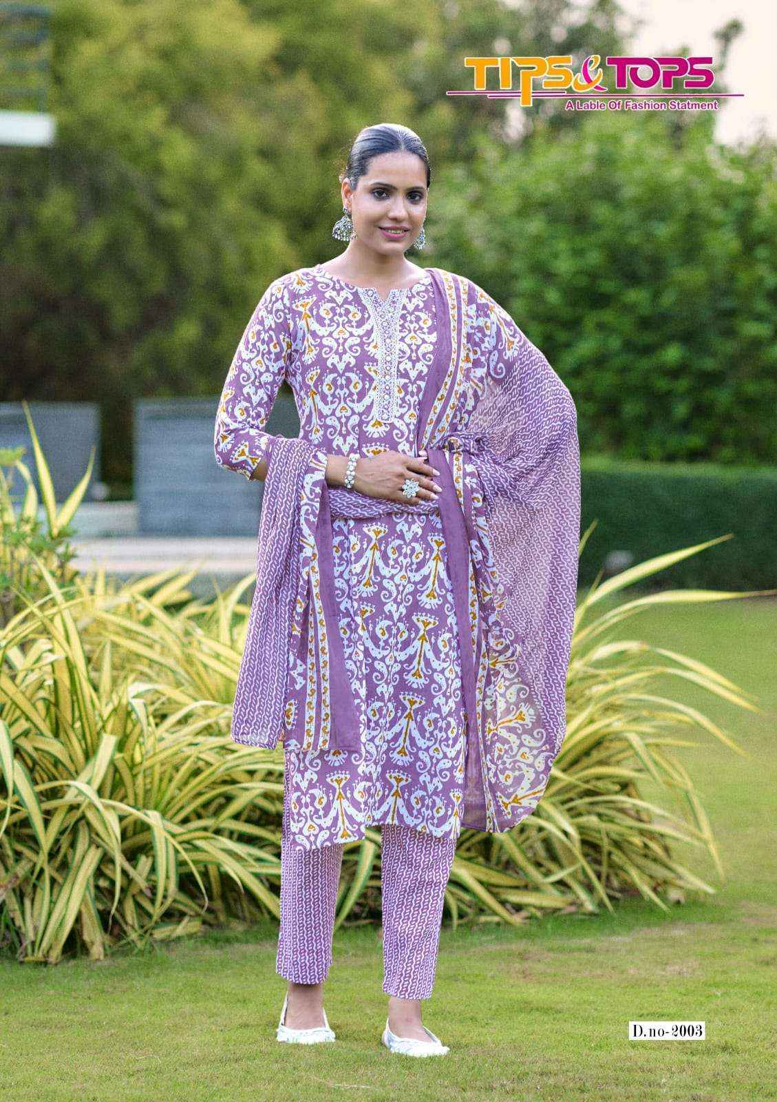 Tips & Tops Summer Saga Vol-2 Cotton Readymade Suit (6 pcs Catalogue)