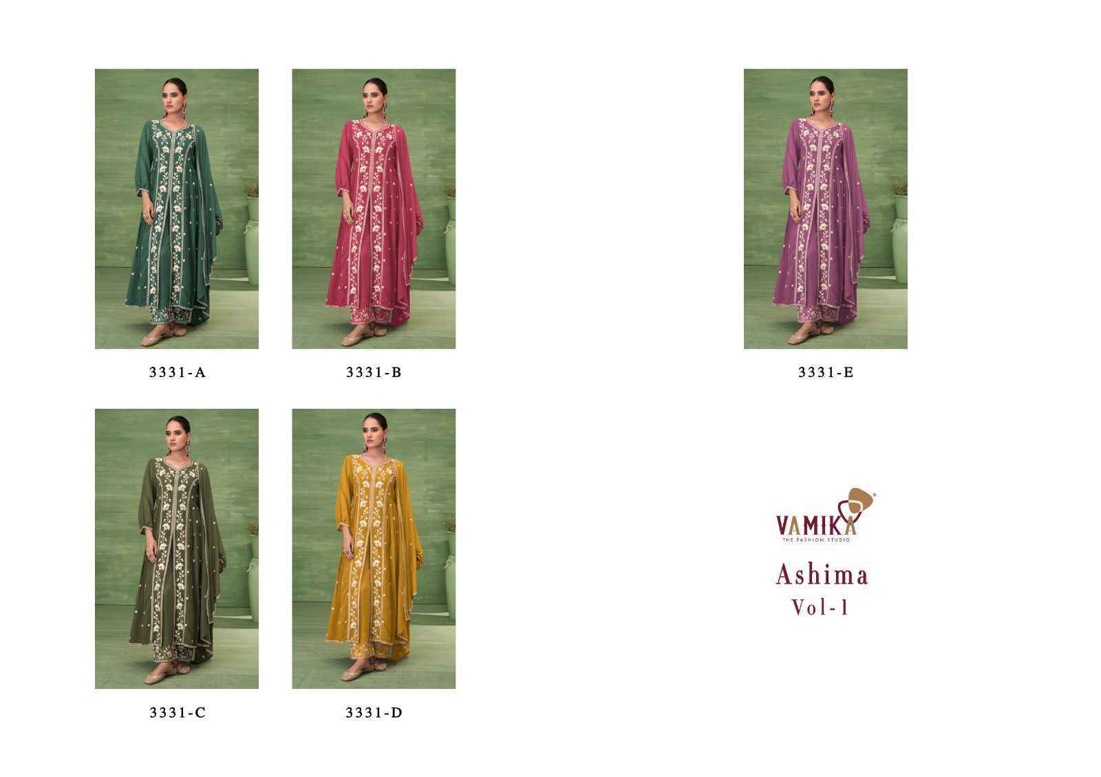 Vamika Ashima Vol-1 Readymade Georgette Dress (5 pcs Catalogue)