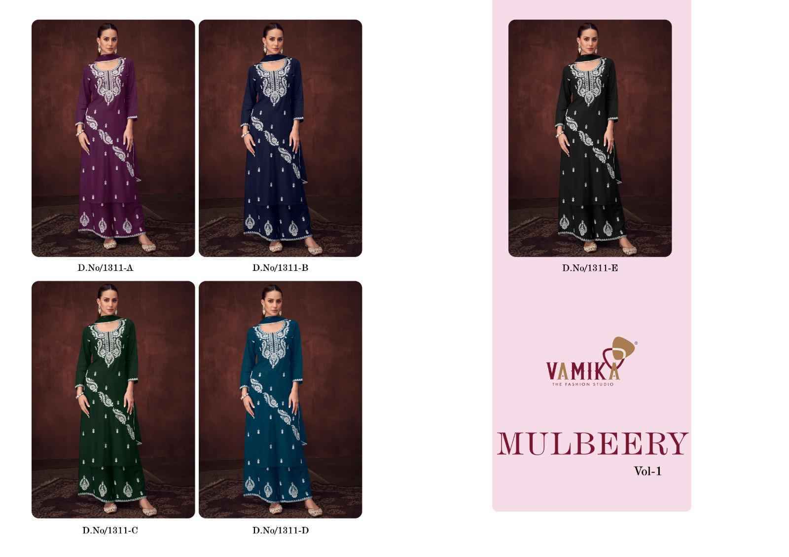 Vamika Mulbeery Vol 1 Viscouse Kurti Combo 5 pcs Catalogue