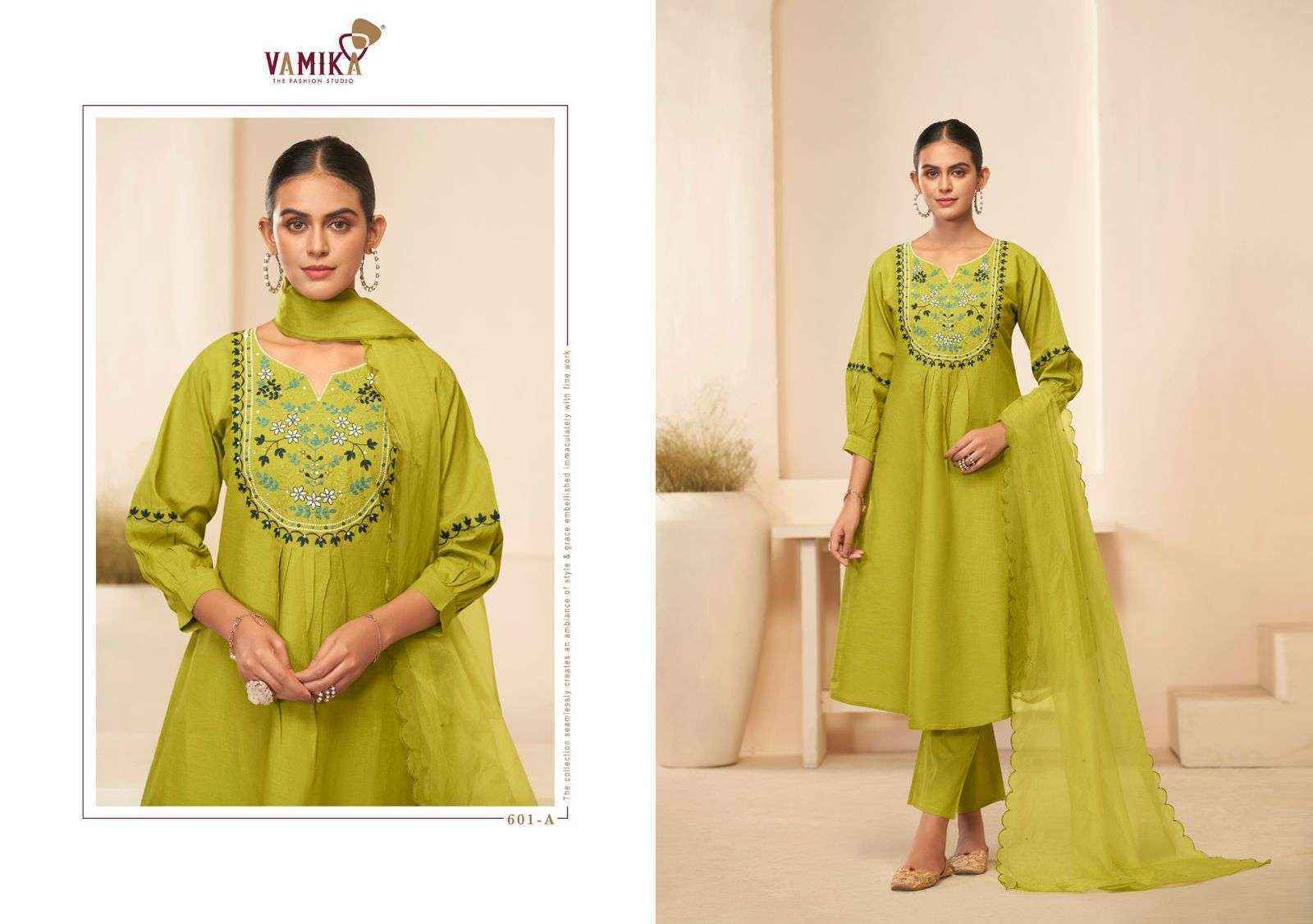 Vamika Rasmalai Vol-1 Readymade Cambric Cotton Dress (4 pcs Catalogue)
