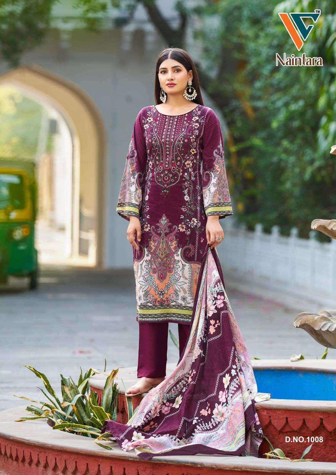 Vandana Creation Naintara Vol-1 Cotton Dress Material (8 pcs Catalogue)