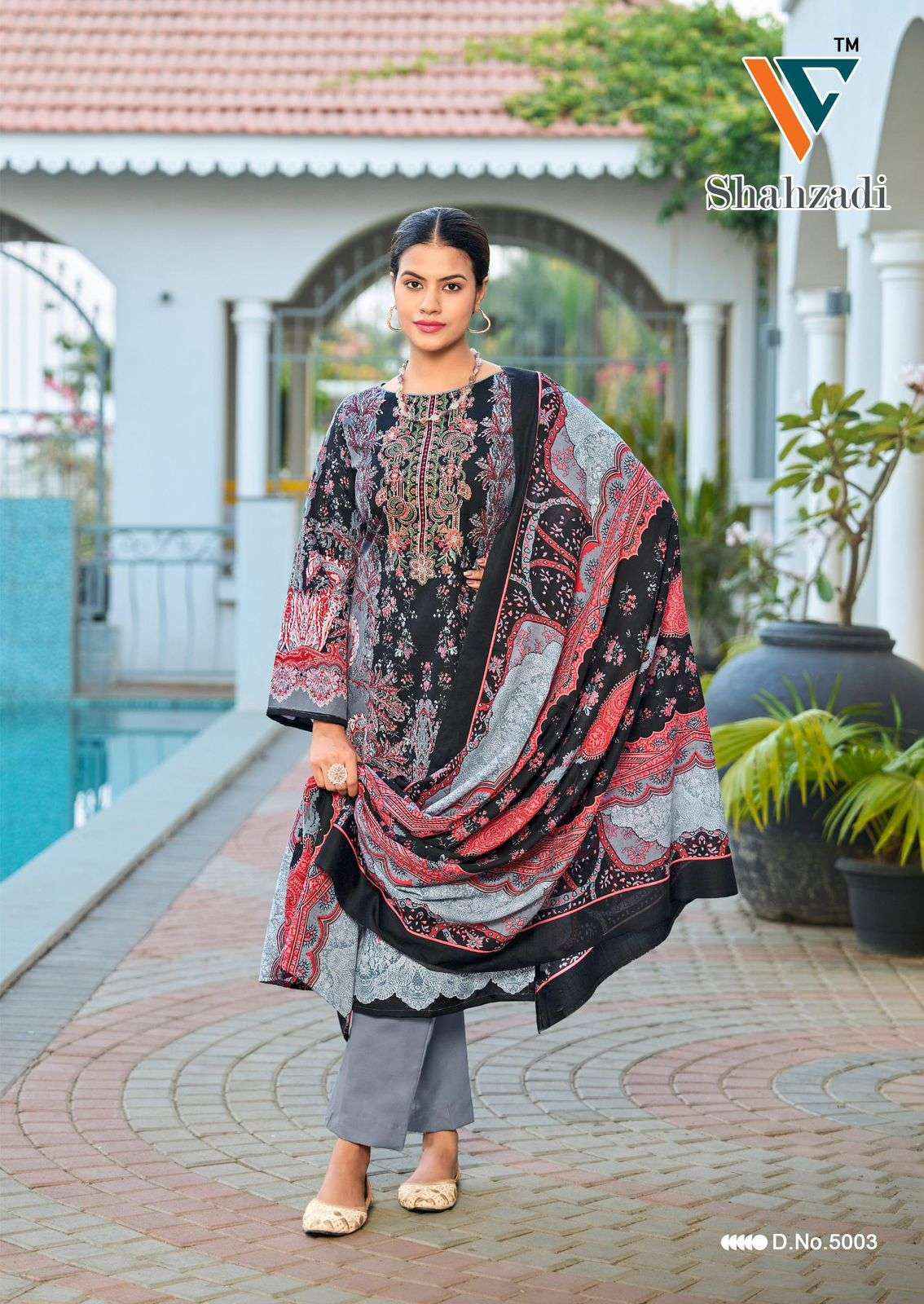 Vandana Creation Shahzadi Vol-5 Cotton Dress Material (8 pcs Catalogue)