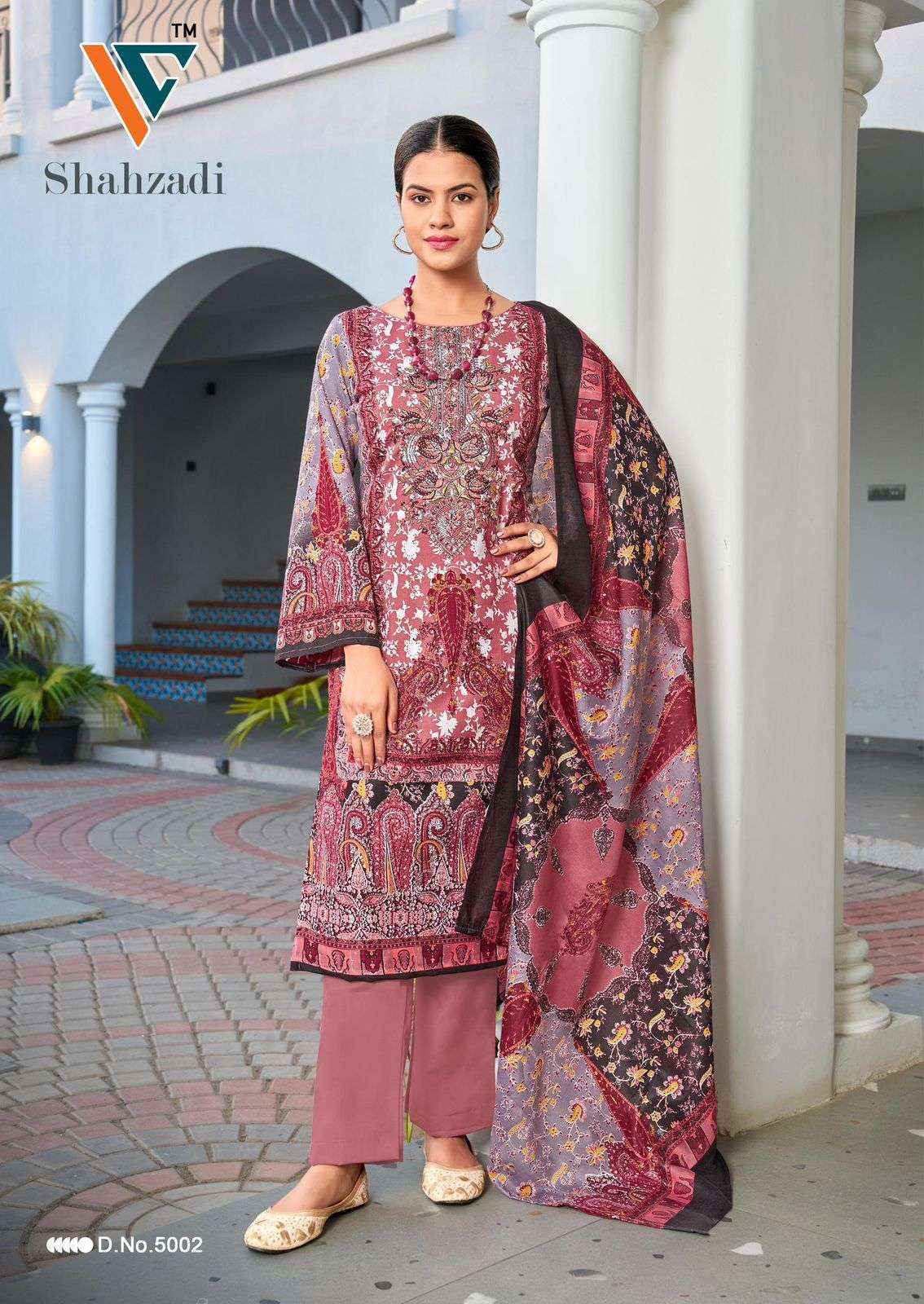 Vandana Creation Shahzadi Vol-5 Cotton Dress Material (8 pcs Catalogue)