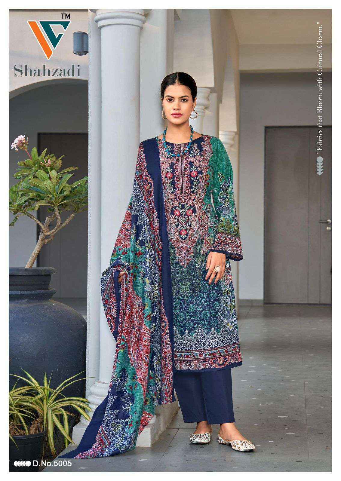 Vandana Creation Shahzadi Vol-5 Cotton Dress Material (8 pcs Catalogue)