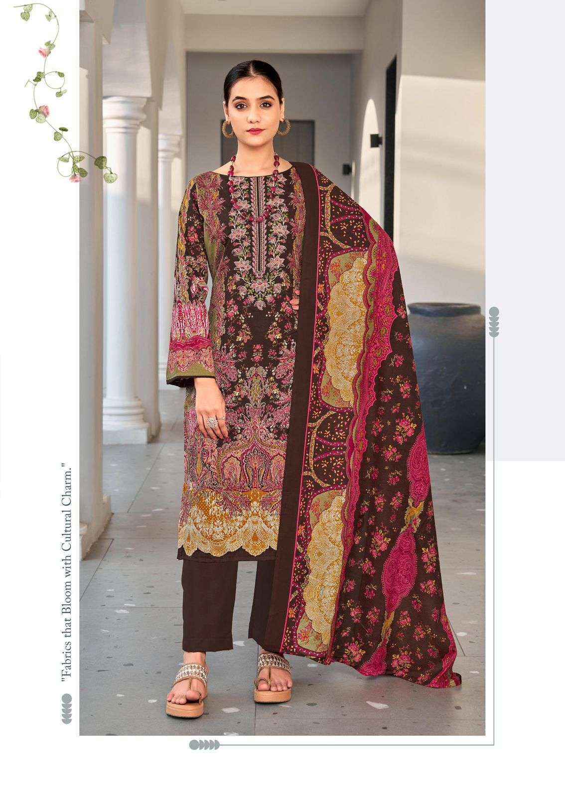 Vandana Creation Shahzadi Vol-5 Cotton Dress Material (8 pcs Catalogue)