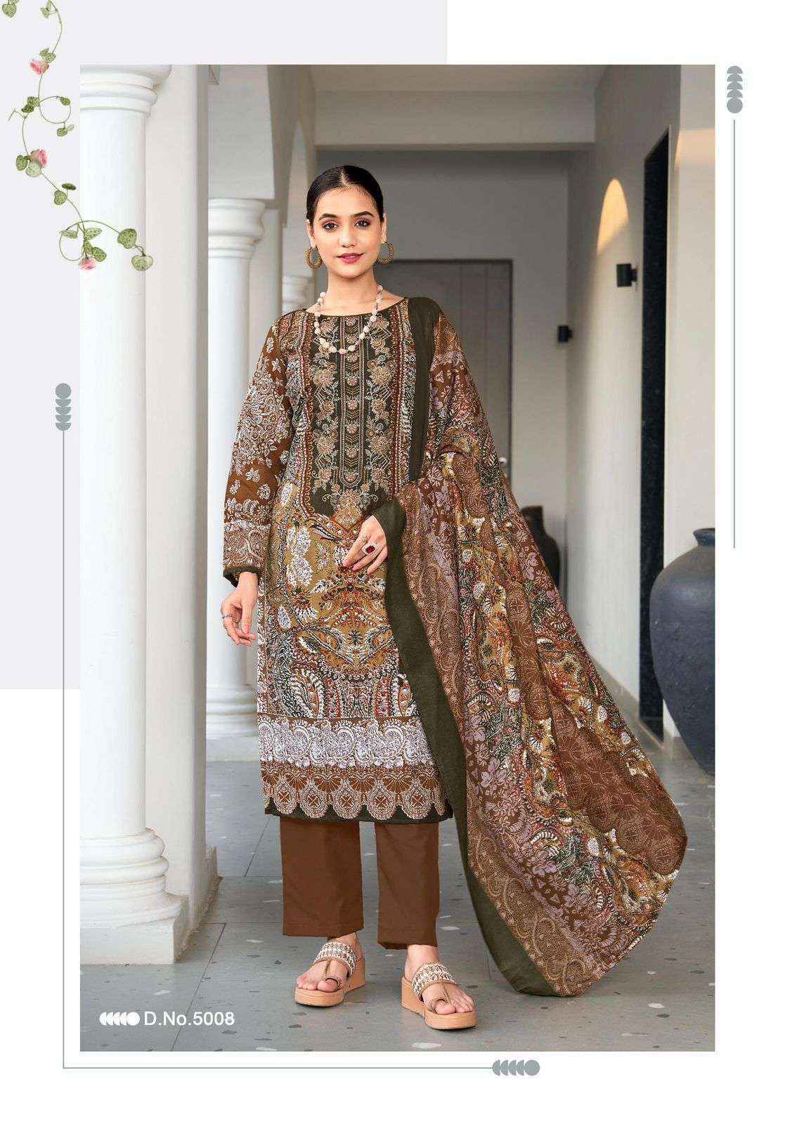 Vandana Creation Shahzadi Vol-5 Cotton Dress Material (8 pcs Catalogue)
