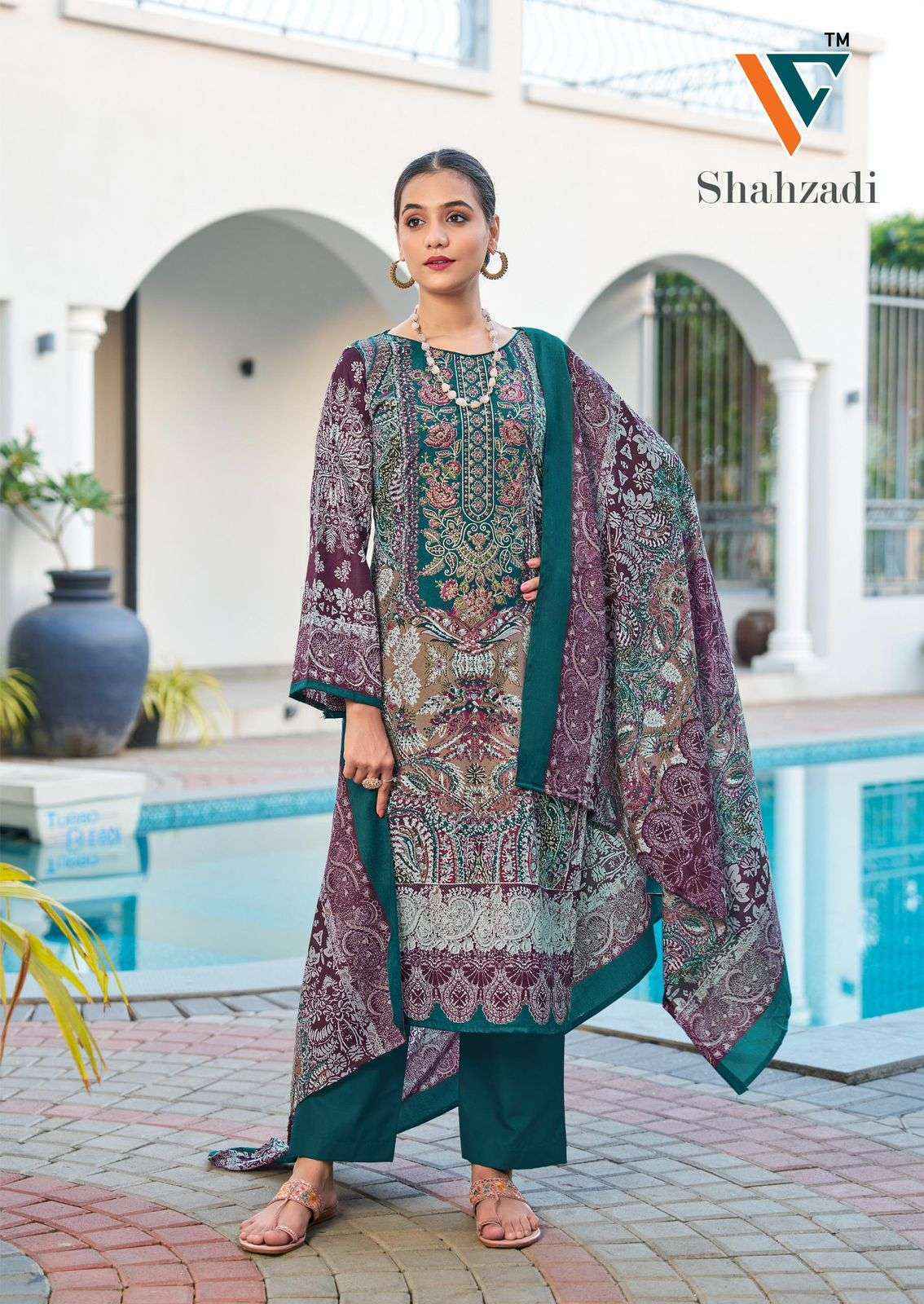 Vandana Creation Shahzadi Vol-5 Cotton Dress Material (8 pcs Catalogue)