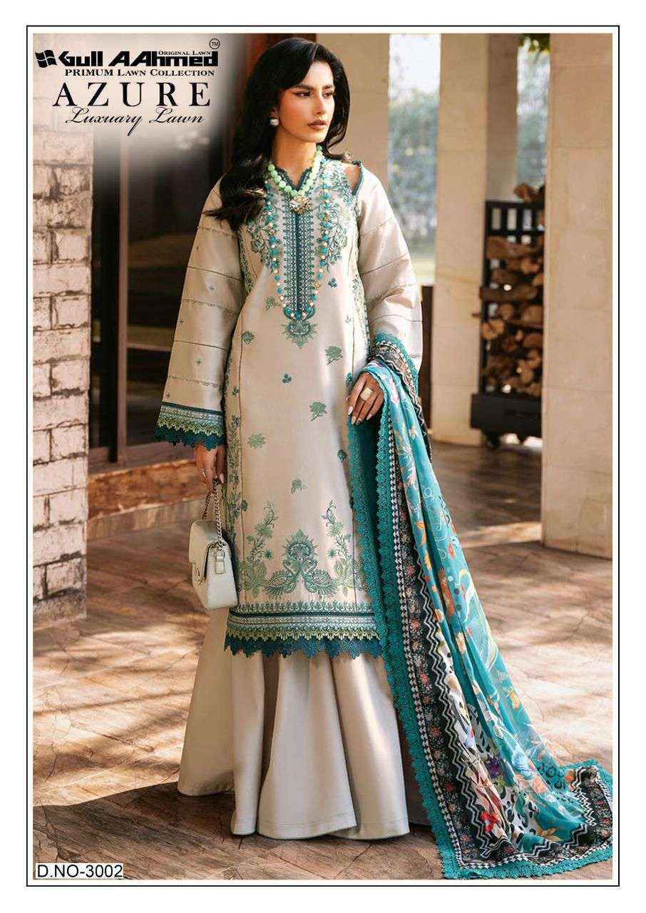 Gull Aahmed Azure Vol-3 Lawn Cotton Dress Material (6 pcs Catalogue)