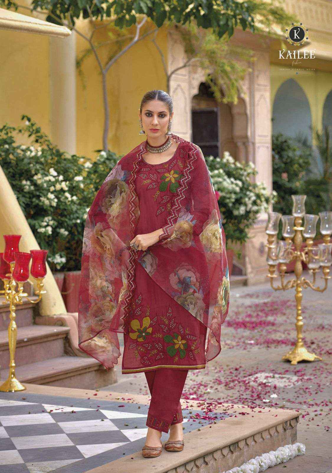 Kailee Fashion Boondi Vol-3 Viscose Silk Readymade Suit (6 pcs Catalogue)