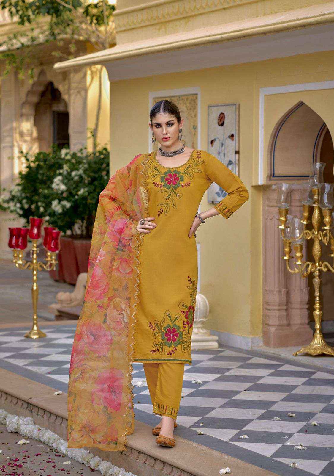 Kailee Fashion Boondi Vol-3 Viscose Silk Readymade Suit (6 pcs Catalogue)