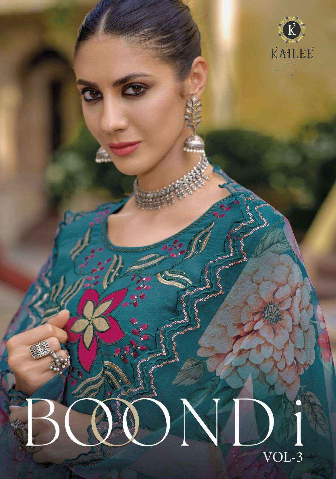 Kailee Fashion Boondi Vol-3 Viscose Silk Readymade Suit (6 pcs Catalogue)