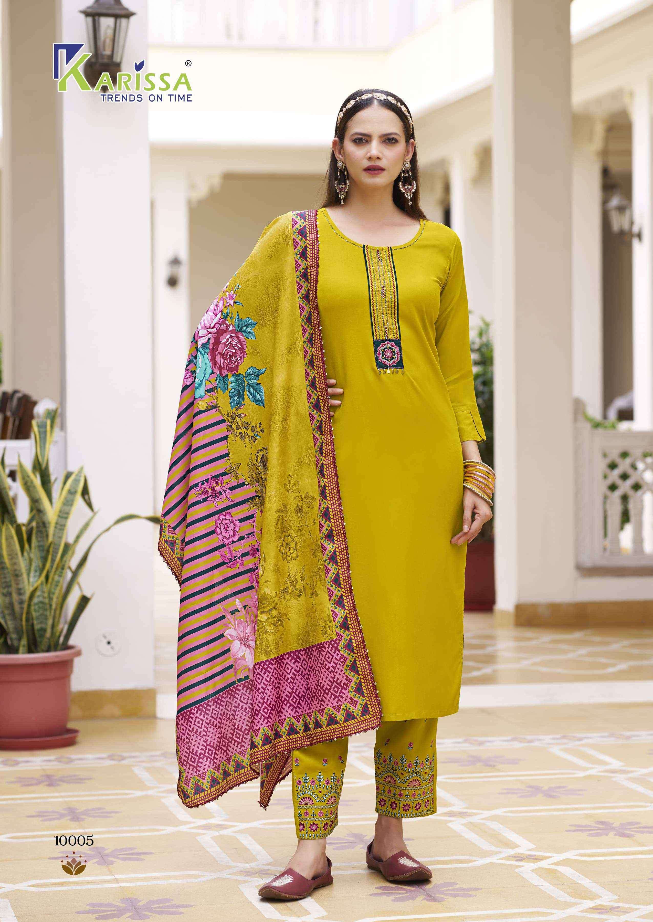 Karissa Vidisha Vol-10 Rayon Readymade Suit (6 pcs Catalogue)