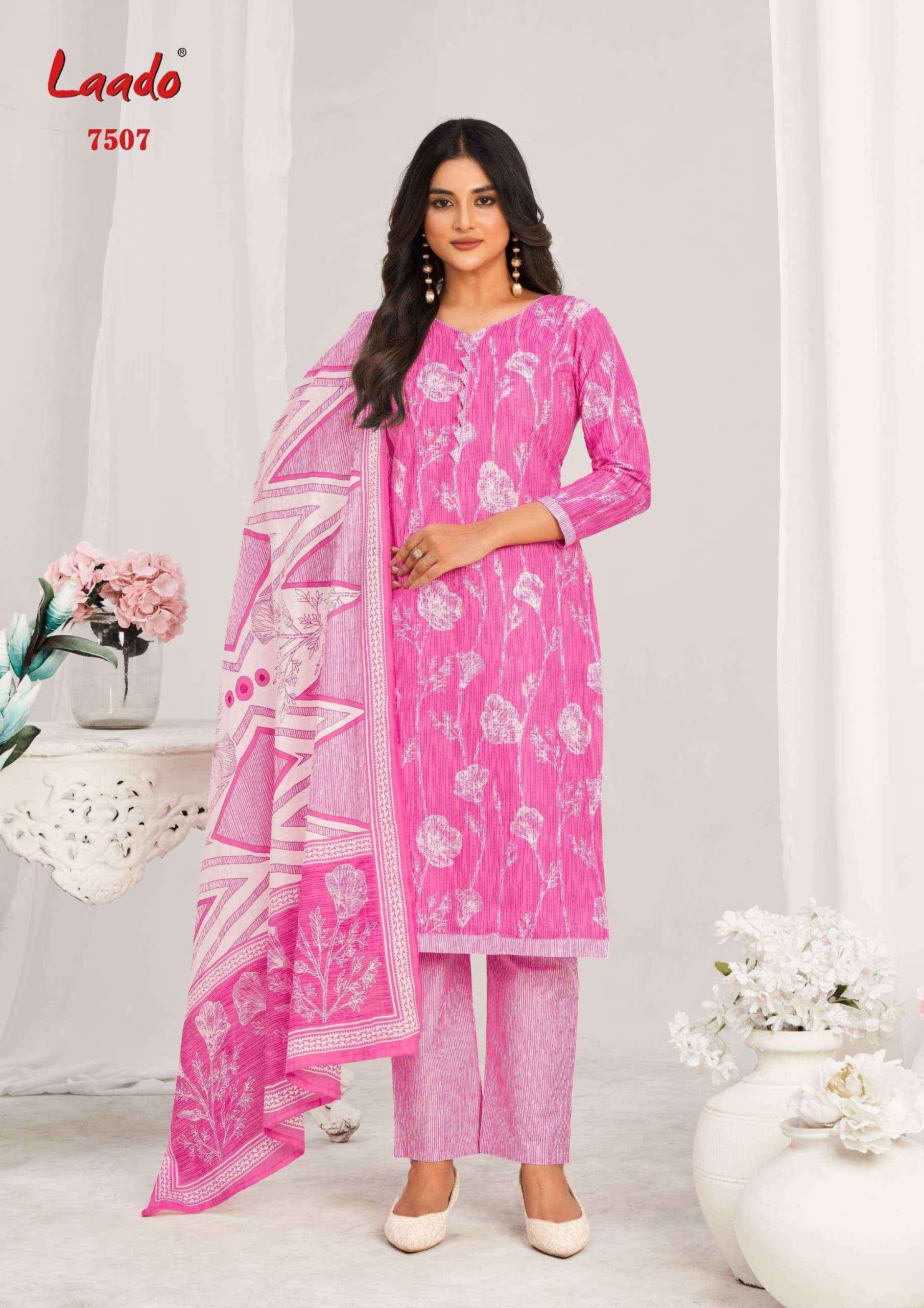 Laado Vol-75 Cotton Dress Material (10 Pc Catalog)