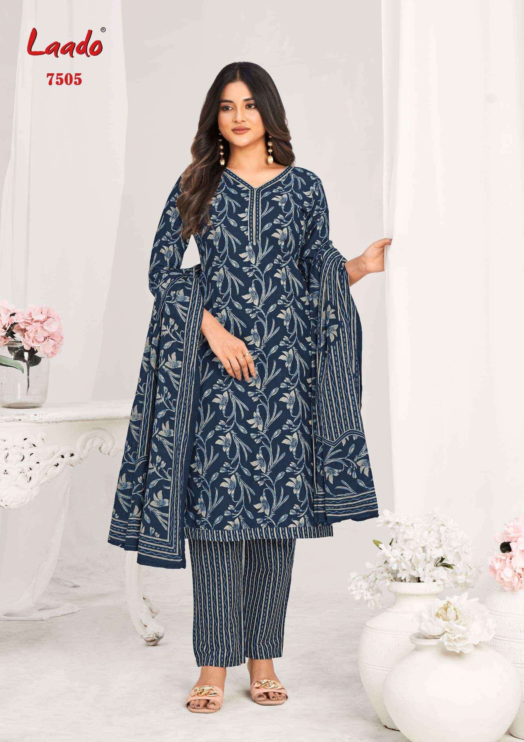 Laado Vol-75 Cotton Dress Material (10 Pc Catalog)