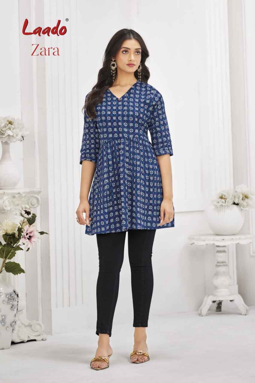 Laado Zara Vol-7 Cotton Readymade Kurti (12 pcs Catalogue)
