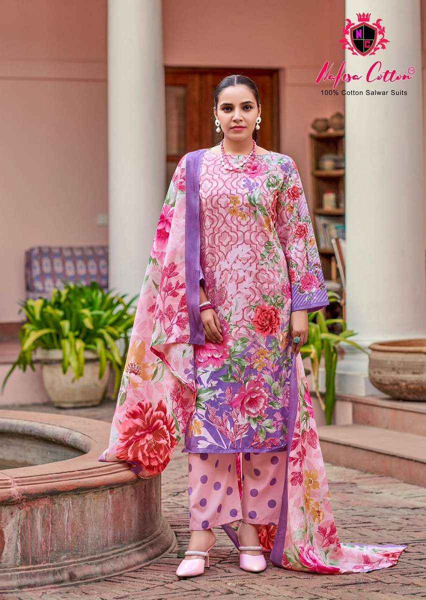 Nafisa Cotton Majestic Cotton Dress Material (6 Pc Catalog)