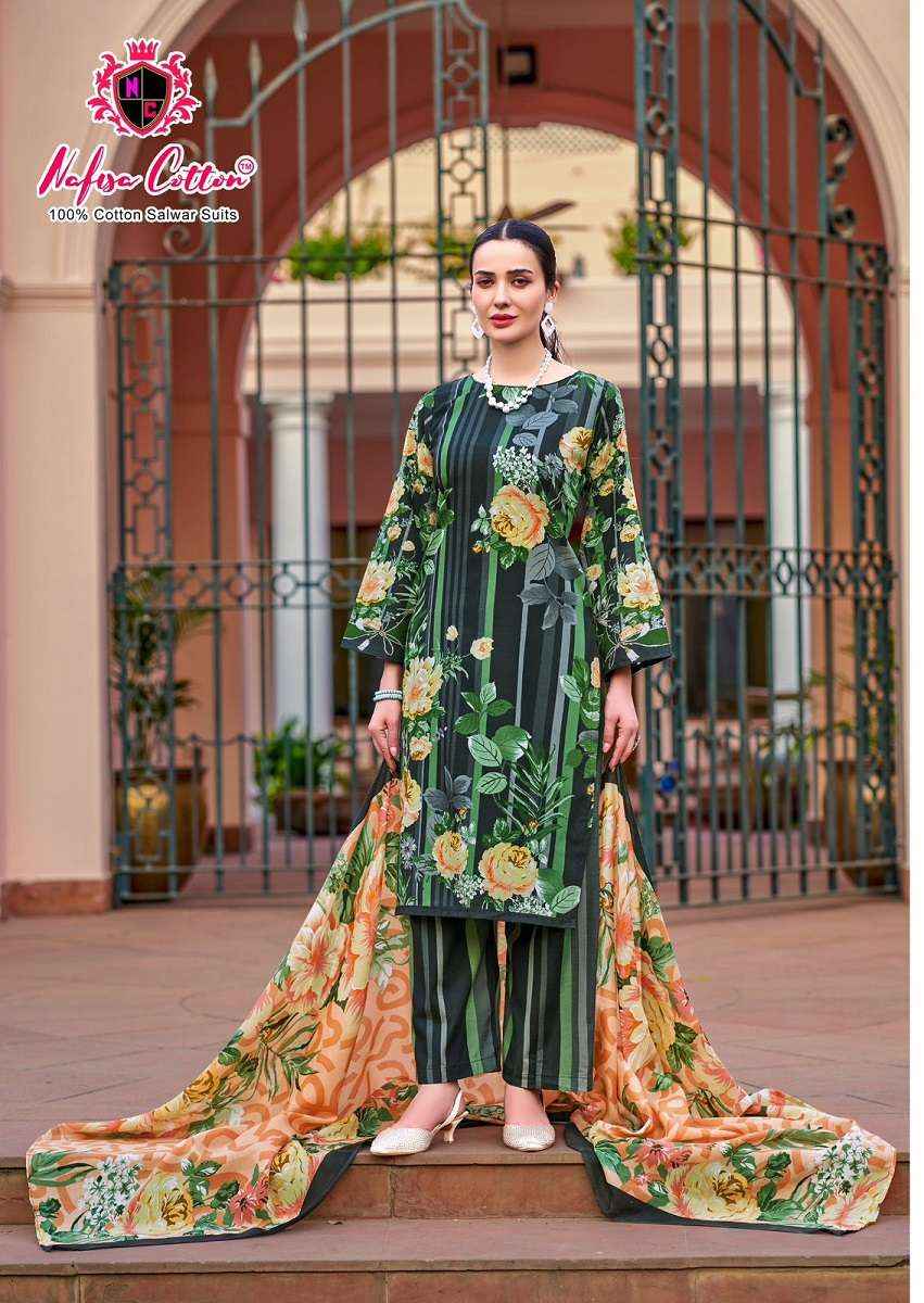 Nafisa Cotton Majestic Cotton Dress Material (6 Pc Catalog)