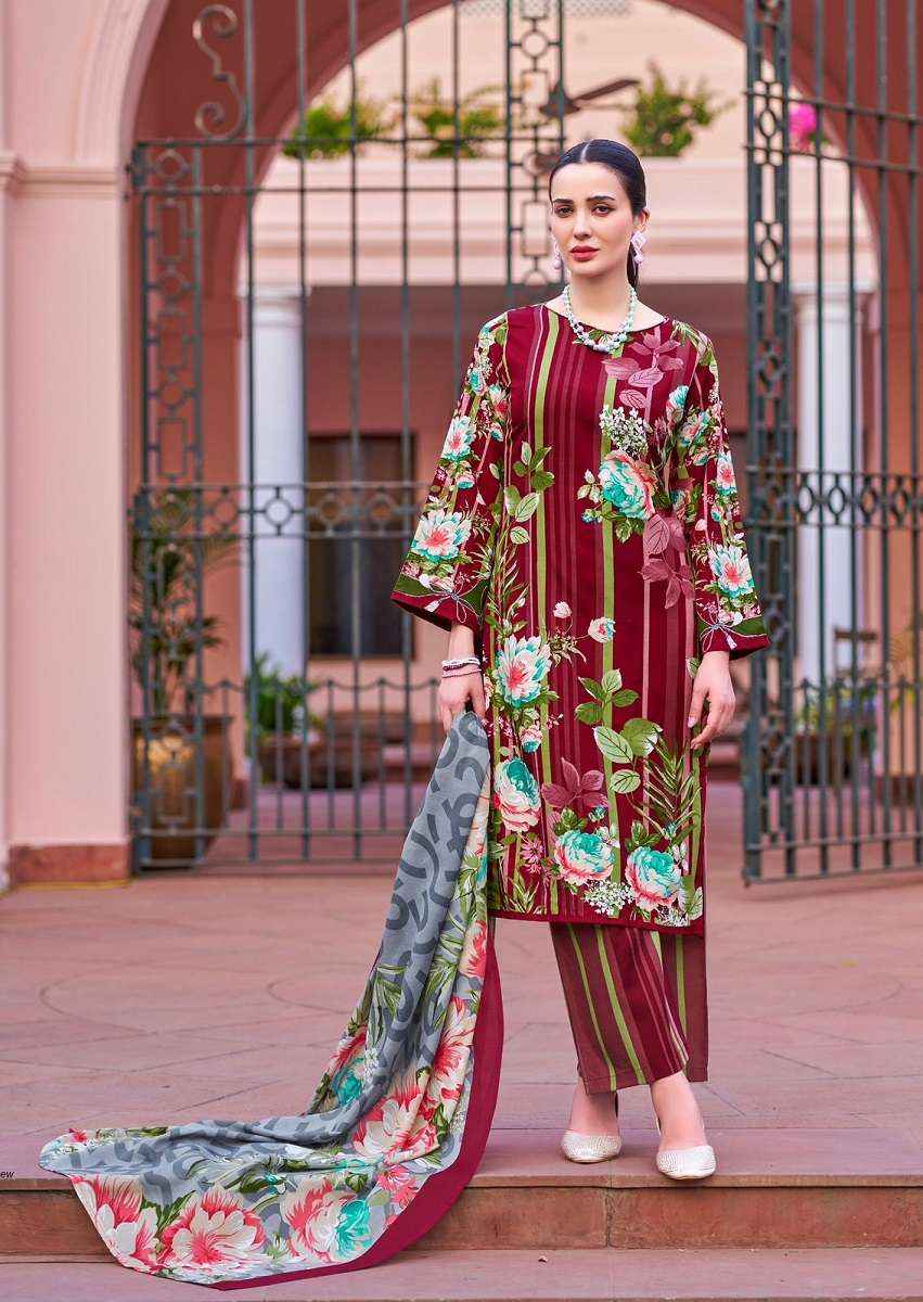 Nafisa Cotton Majestic Cotton Dress Material (6 Pc Catalog)