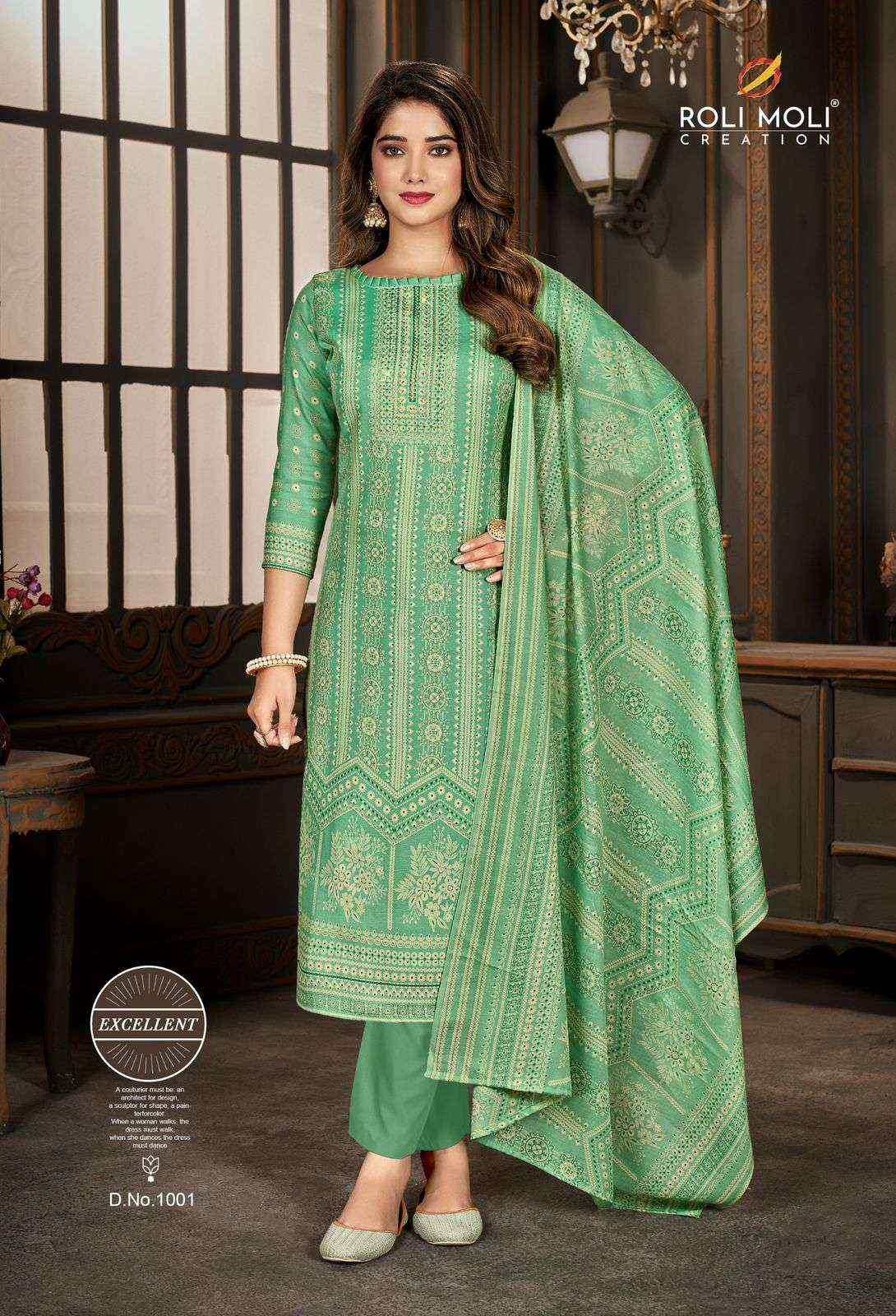 Roli Moli Sirat Vol-11 Cotton Dress Material (8 pcs Catalogue)