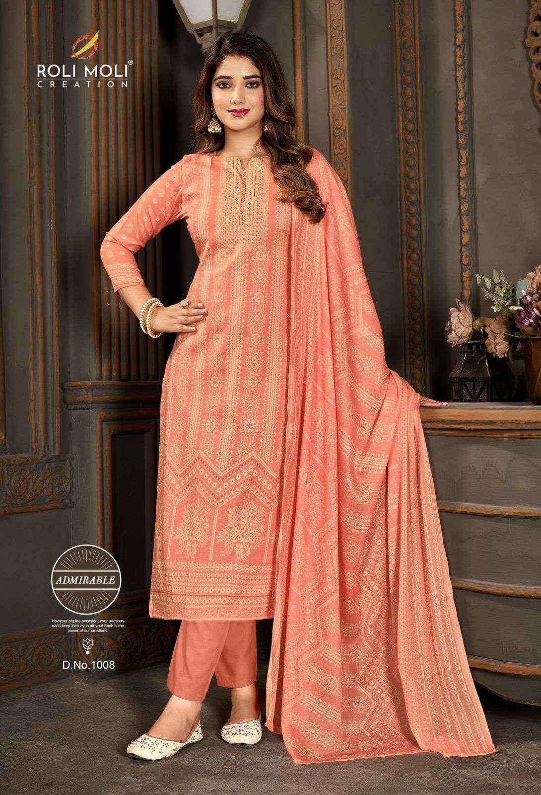 Roli Moli Sirat Vol-11 Cotton Dress Material (8 pcs Catalogue)