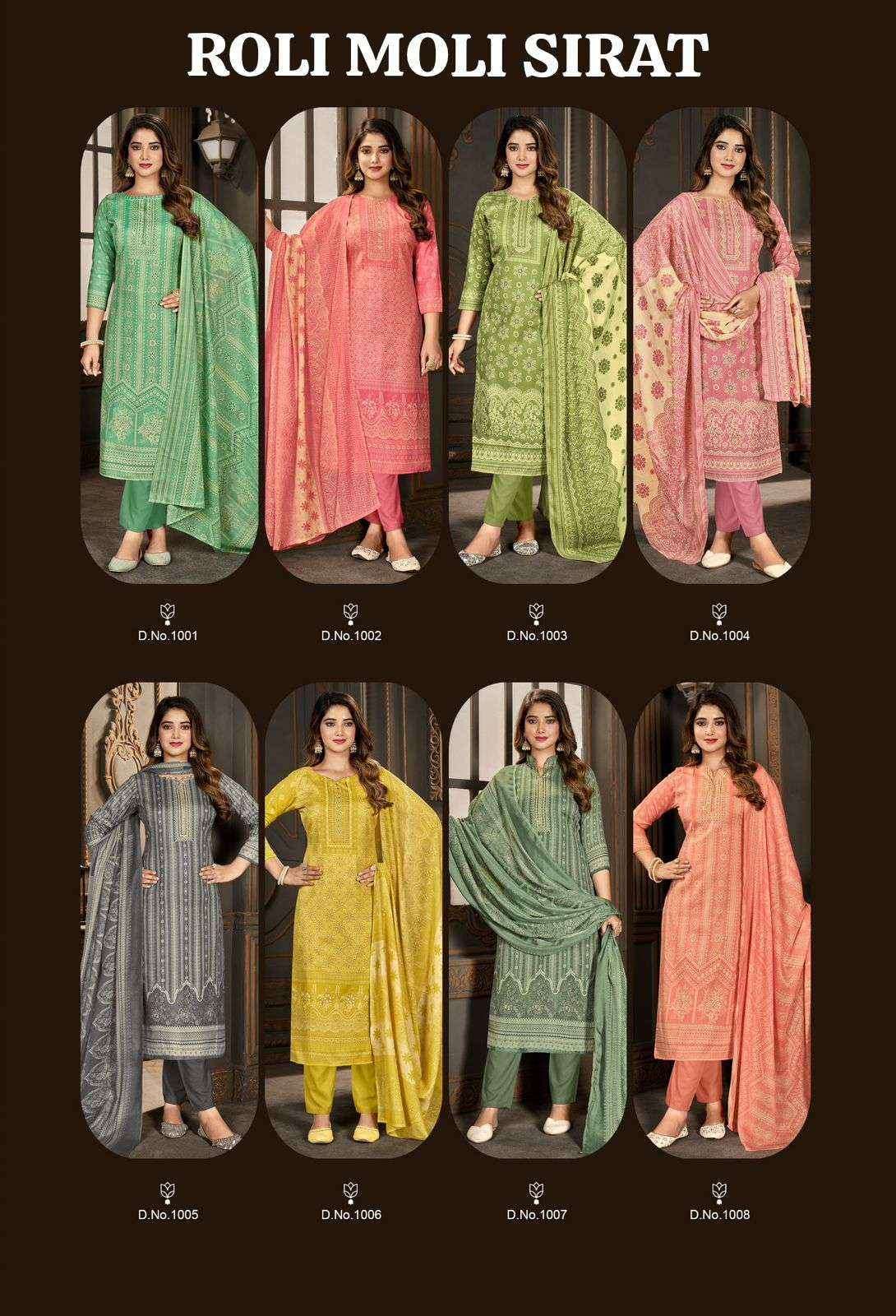 Roli Moli Sirat Vol-11 Cotton Dress Material (8 pcs Catalogue)