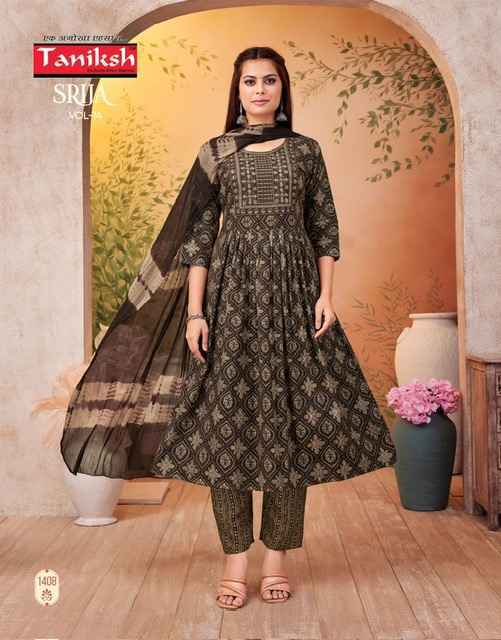 Taniksh Srija Vol-14 Rayon Readymade Suit (8 pcs Catalogue)