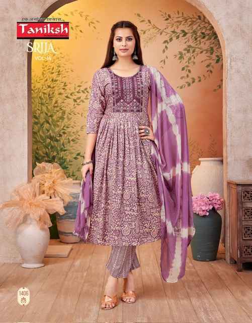 Taniksh Srija Vol-14 Rayon Readymade Suit (8 pcs Catalogue)