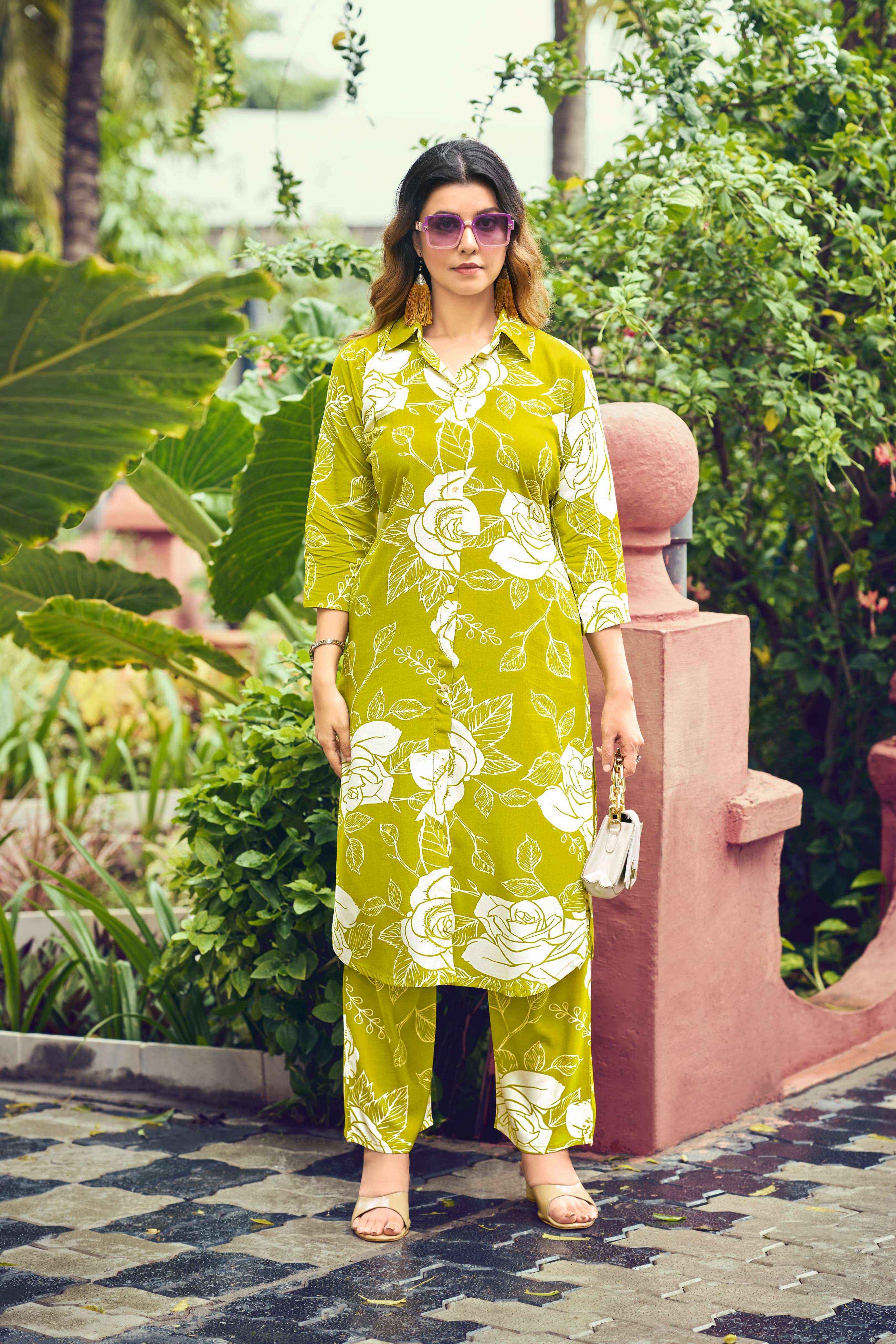 Tips & Tops Barbie Rayon Kurti With Bottom (6 pcs Catalogue)