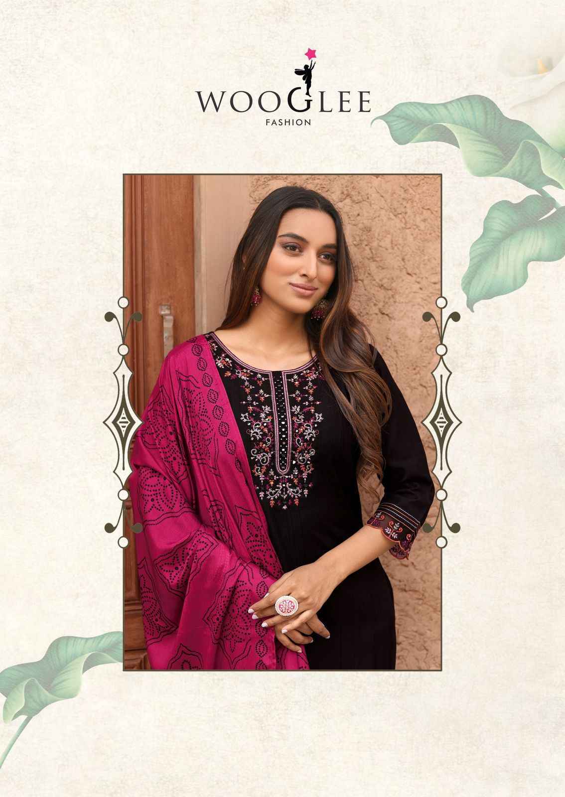 Wooglee Sagaai Vol-2 Viscouse Readymade Suit (6 pcs Catalogue)