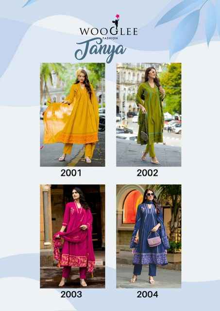 Wooglee Tanya Cotton Readymade Suit (4 pcs Catalogue)