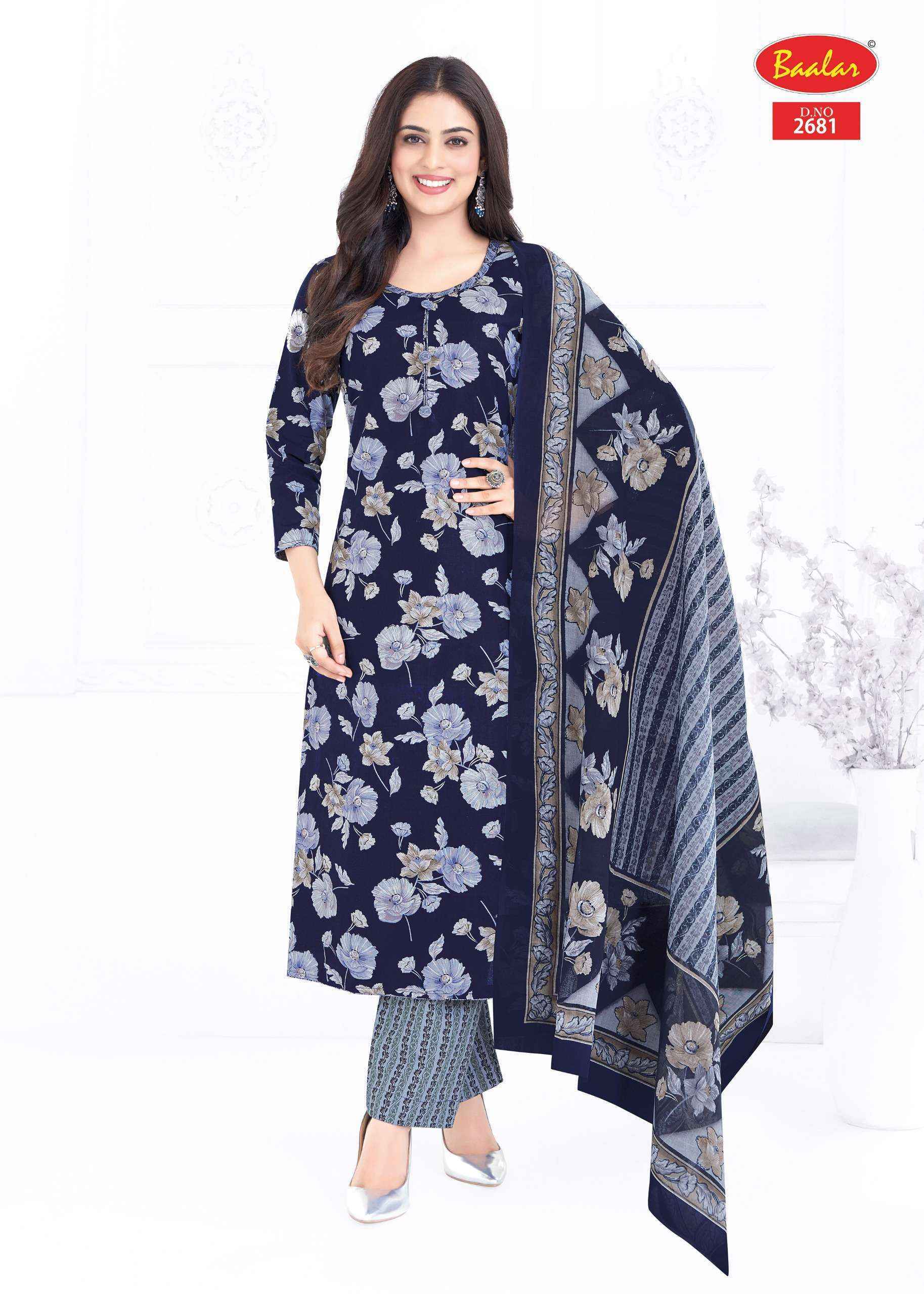 Baalar Aleena Vol-26 Cotton Dress Material (12 pcs Catalogue)