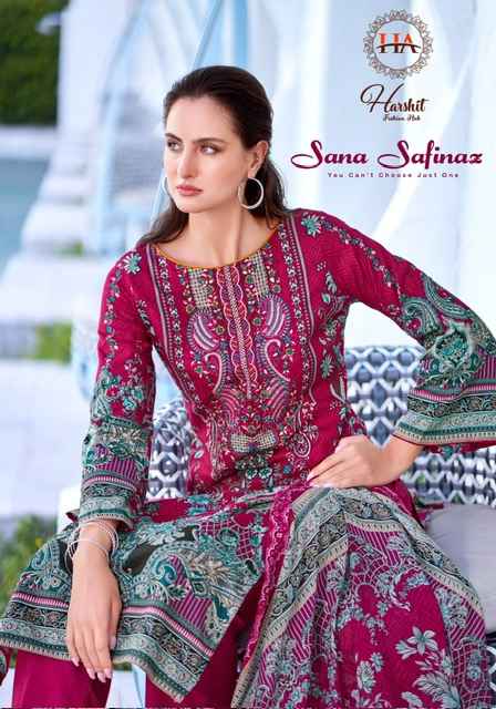 Harshit Fashion Sana Safinaz Pure Cotton Dress Material (6 pcs Catalogue)