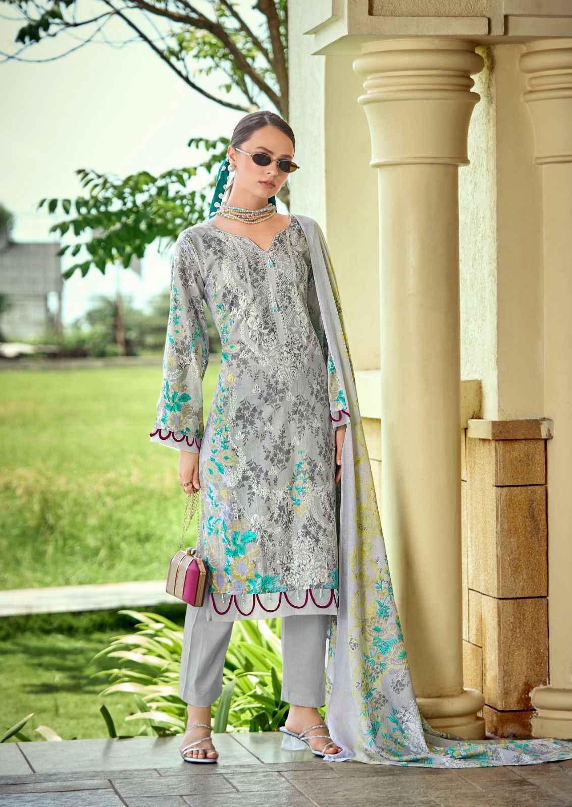 Ishaal Prints Gulmohar Vol-37 Lawn Dress Material (10 Pc Catalouge)