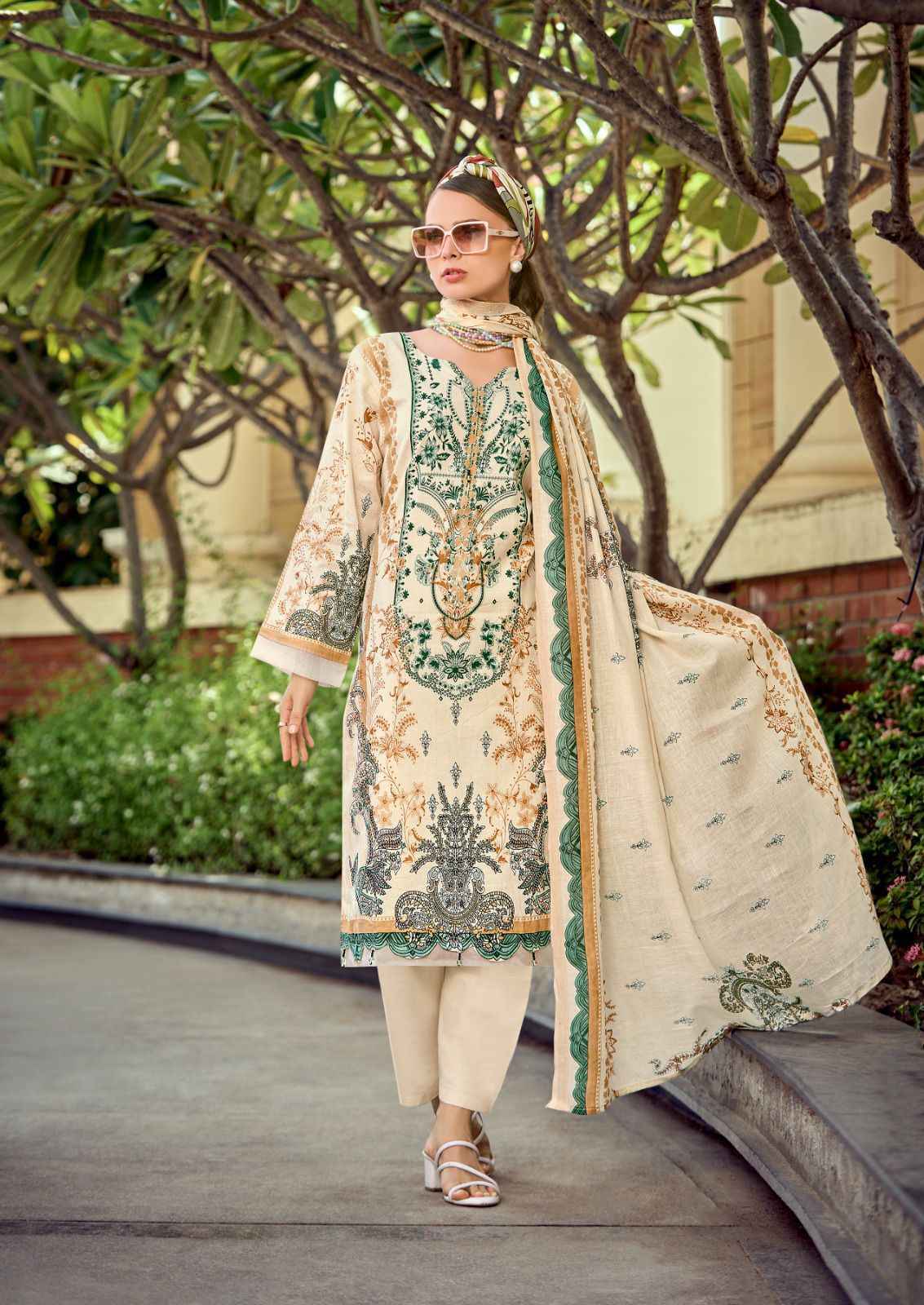 Ishaal Prints Gulmohar Vol-37 Lawn Dress Material (10 Pc Catalouge)