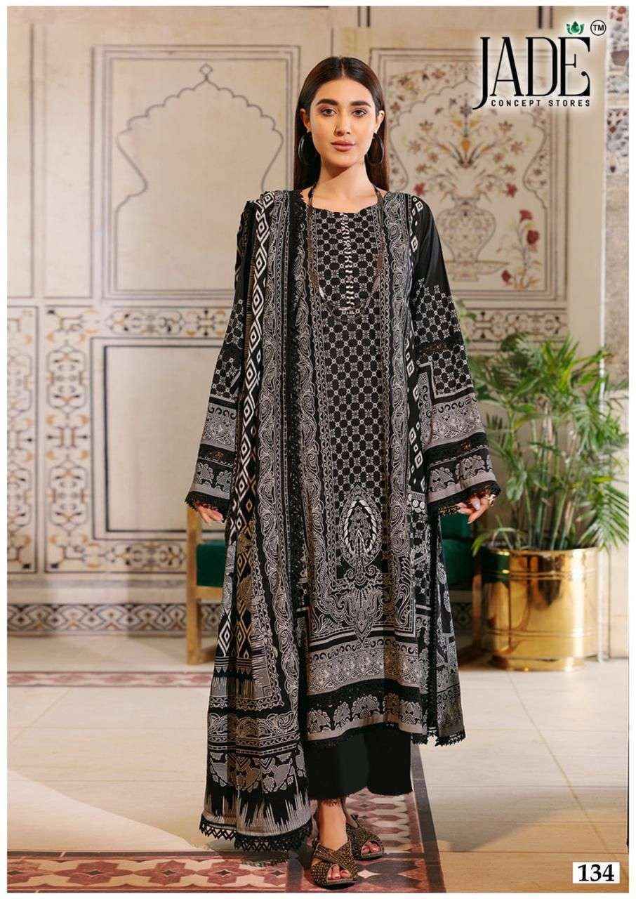 Jade Chevron Vol-14 Cotton Dress Material (6 Pc Catalog)