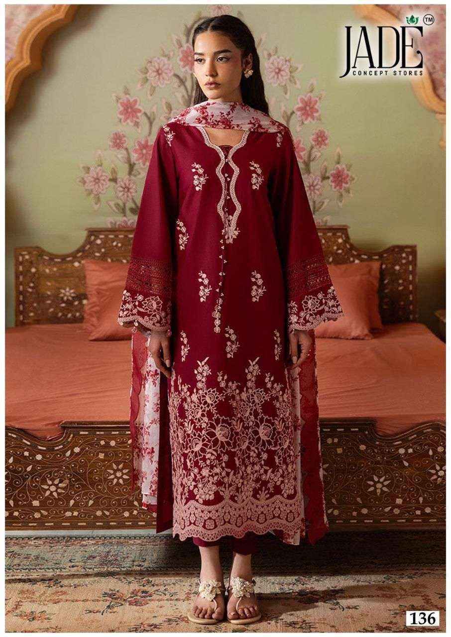 Jade Chevron Vol-14 Cotton Dress Material (6 Pc Catalog)