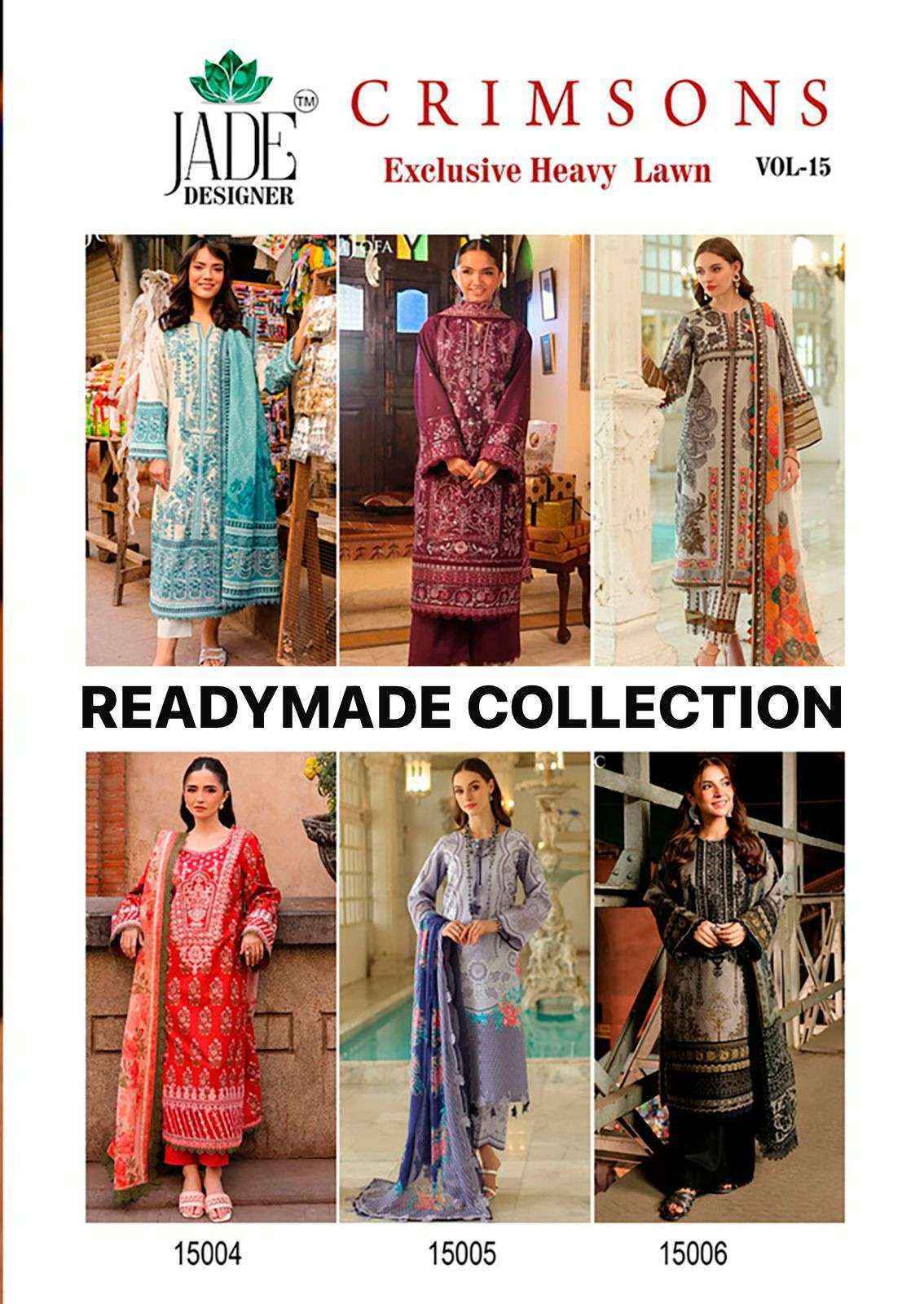 Jade Crimsons Vol-15 Readymade Cotton Dress (6 pc Cataloge)