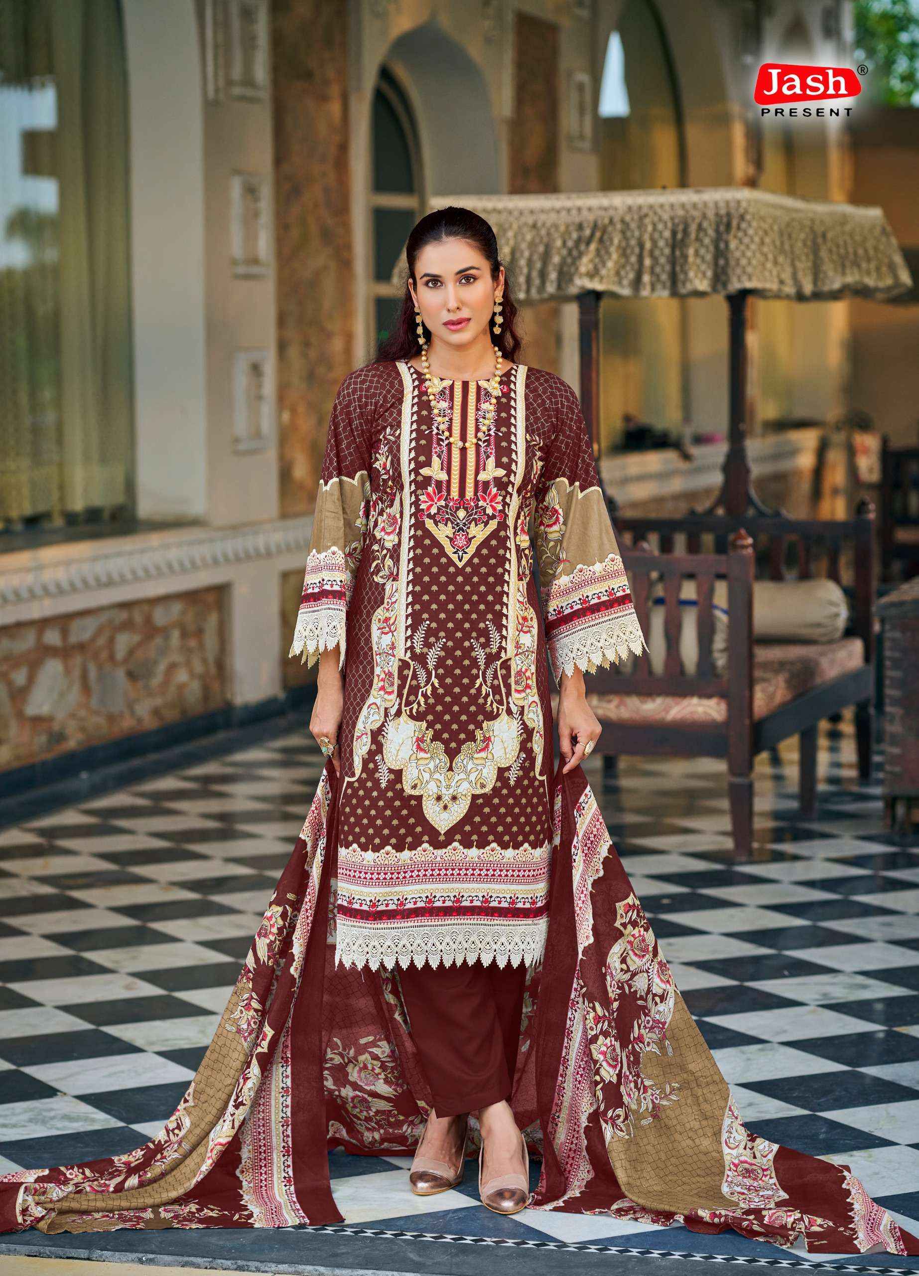 Jash Bellisha Vol-7 Cotton Dress Material (10 pcs Catalogue)