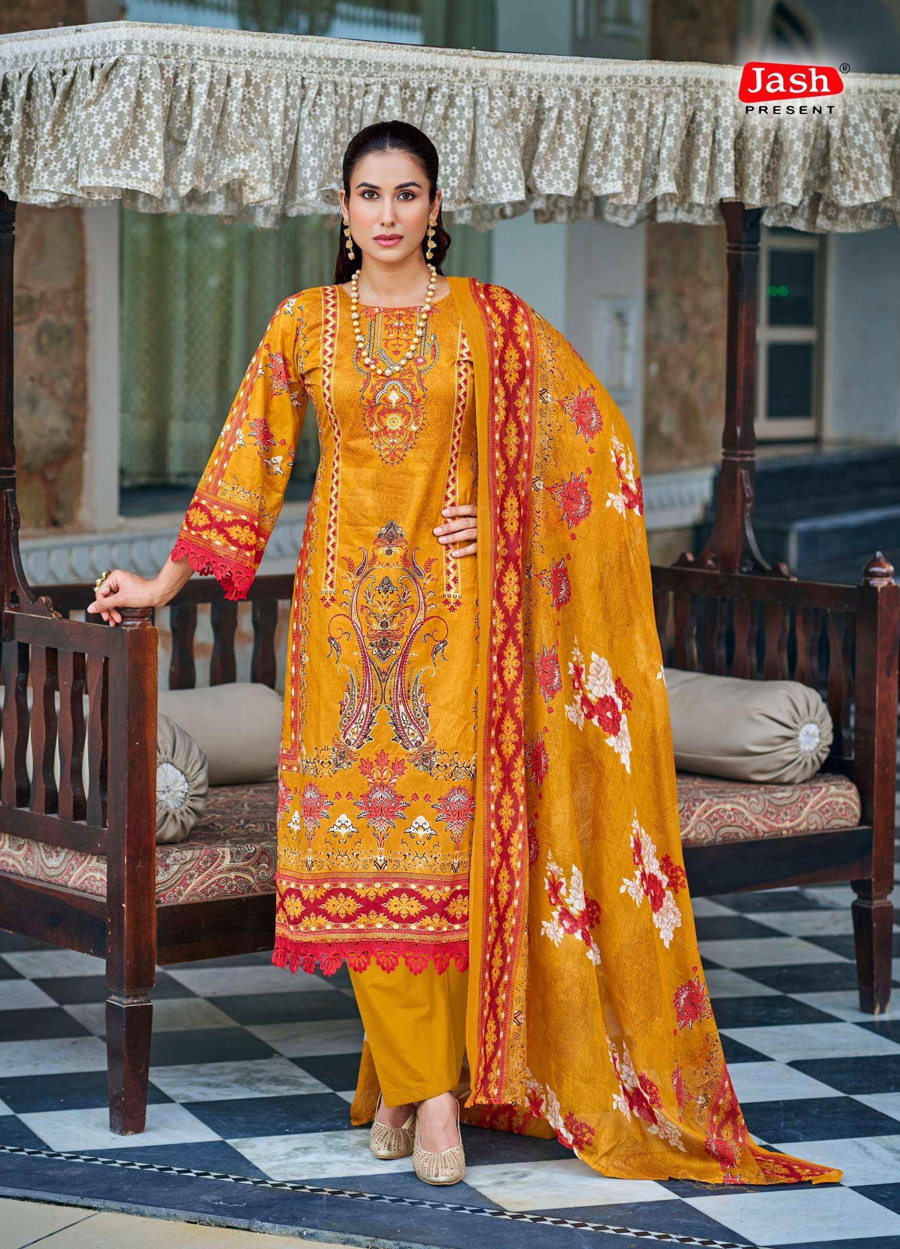 Jash Bellisha Vol-7 Cotton Dress Material (10 pcs Catalogue)