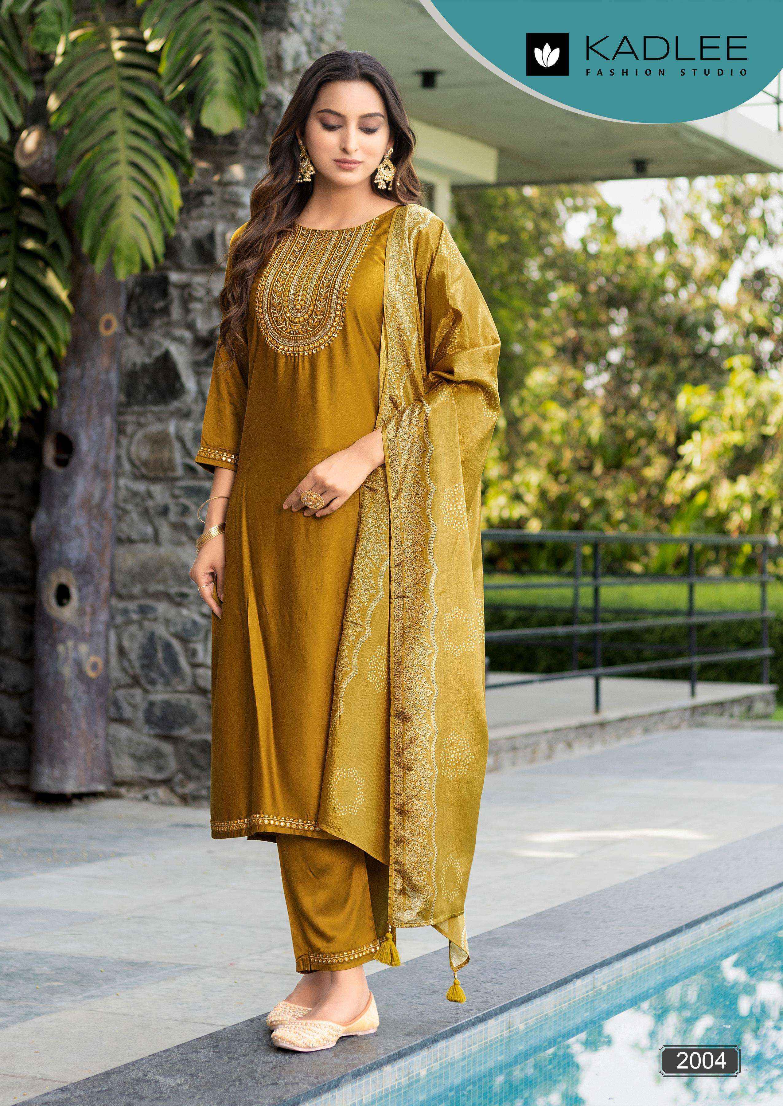 Kadlee Fitoor Silk Readymade Suit (6 pcs Catalogue)