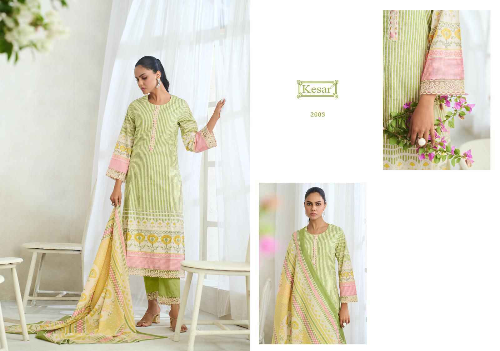 Kesar Ibaadat Vol-3 Cotton Dress Material (6 pcs Catalogue)