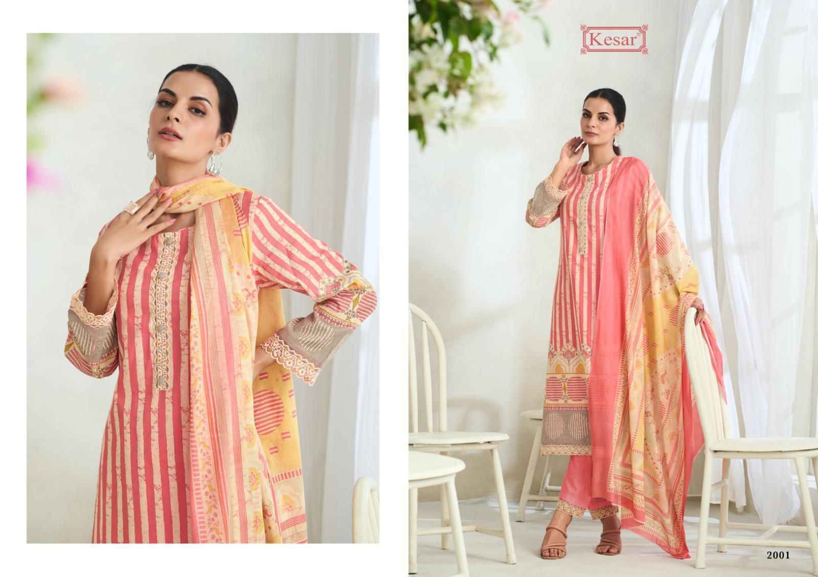 Kesar Ibaadat Vol-3 Cotton Dress Material (6 pcs Catalogue)