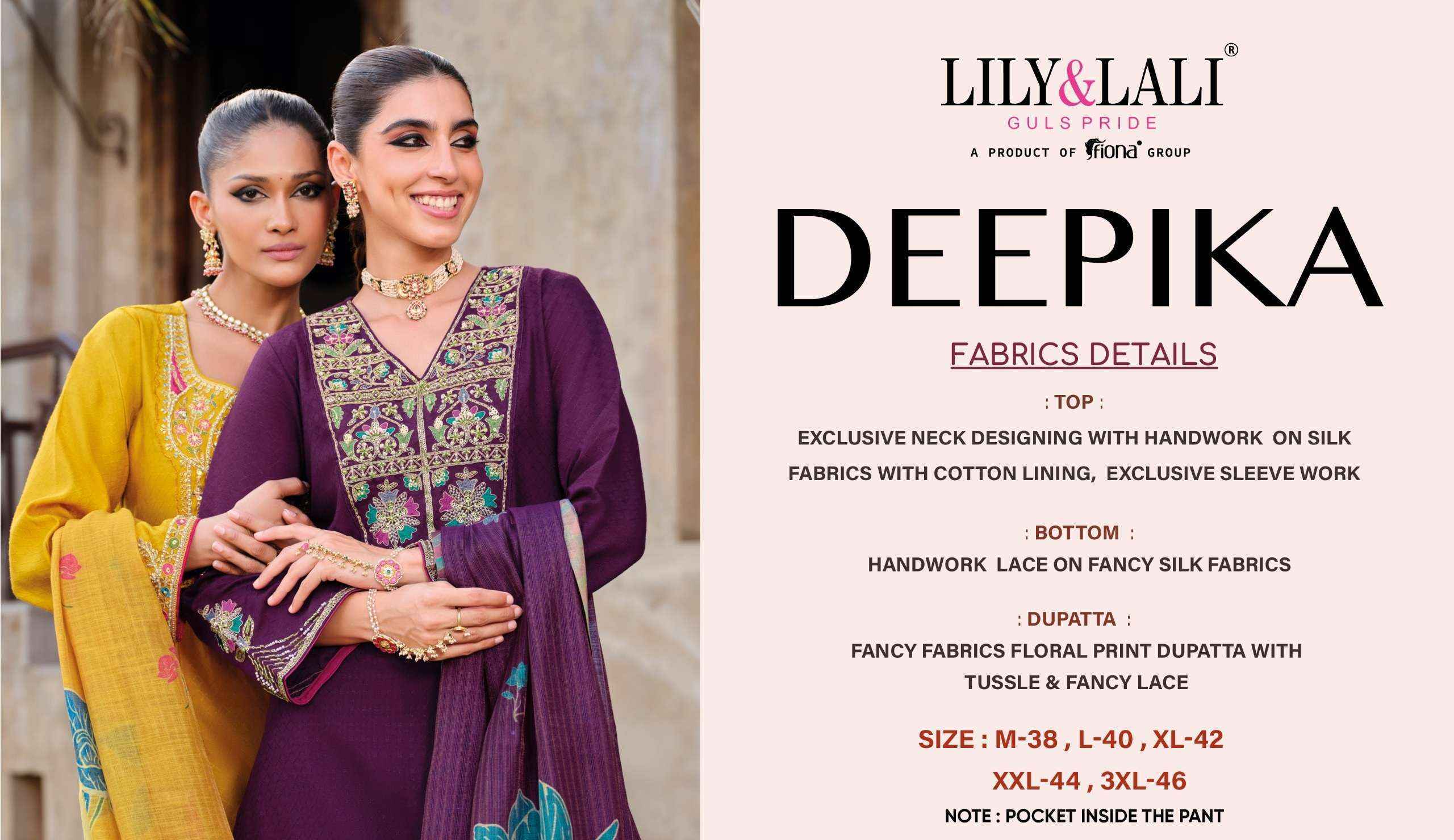 Lily & Lali Deepika Readymade Silk Dress (4 pcs Catalogue)