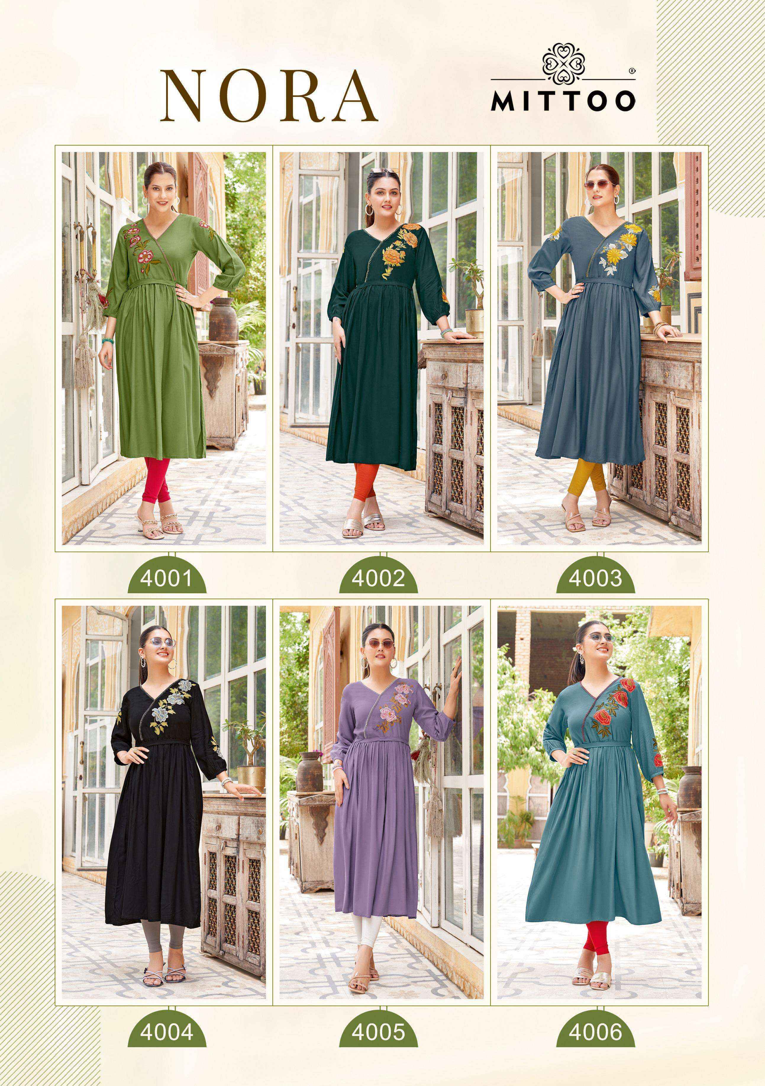 Mittoo Nora Rayon Gown (6 pcs Catalogue)