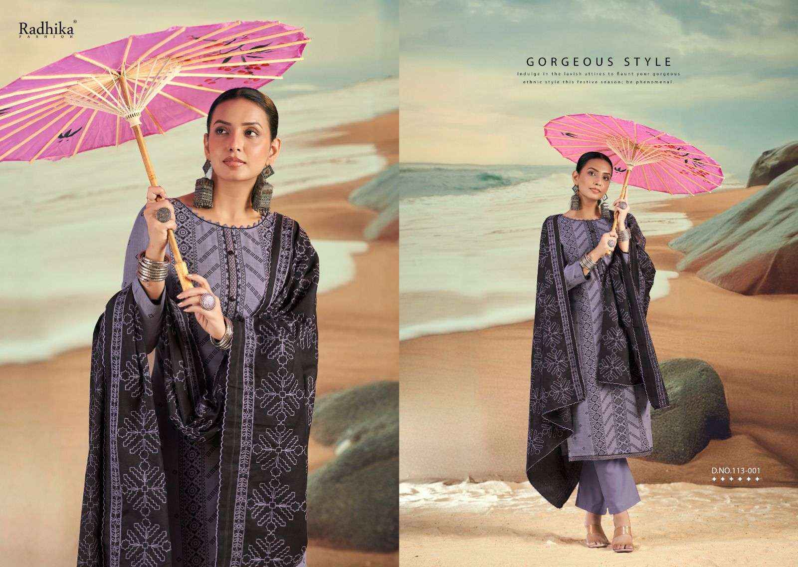 Radhika Fashion Azara Blossom Vol-16 Cotton Dress Material (4 pcs Catalogue)