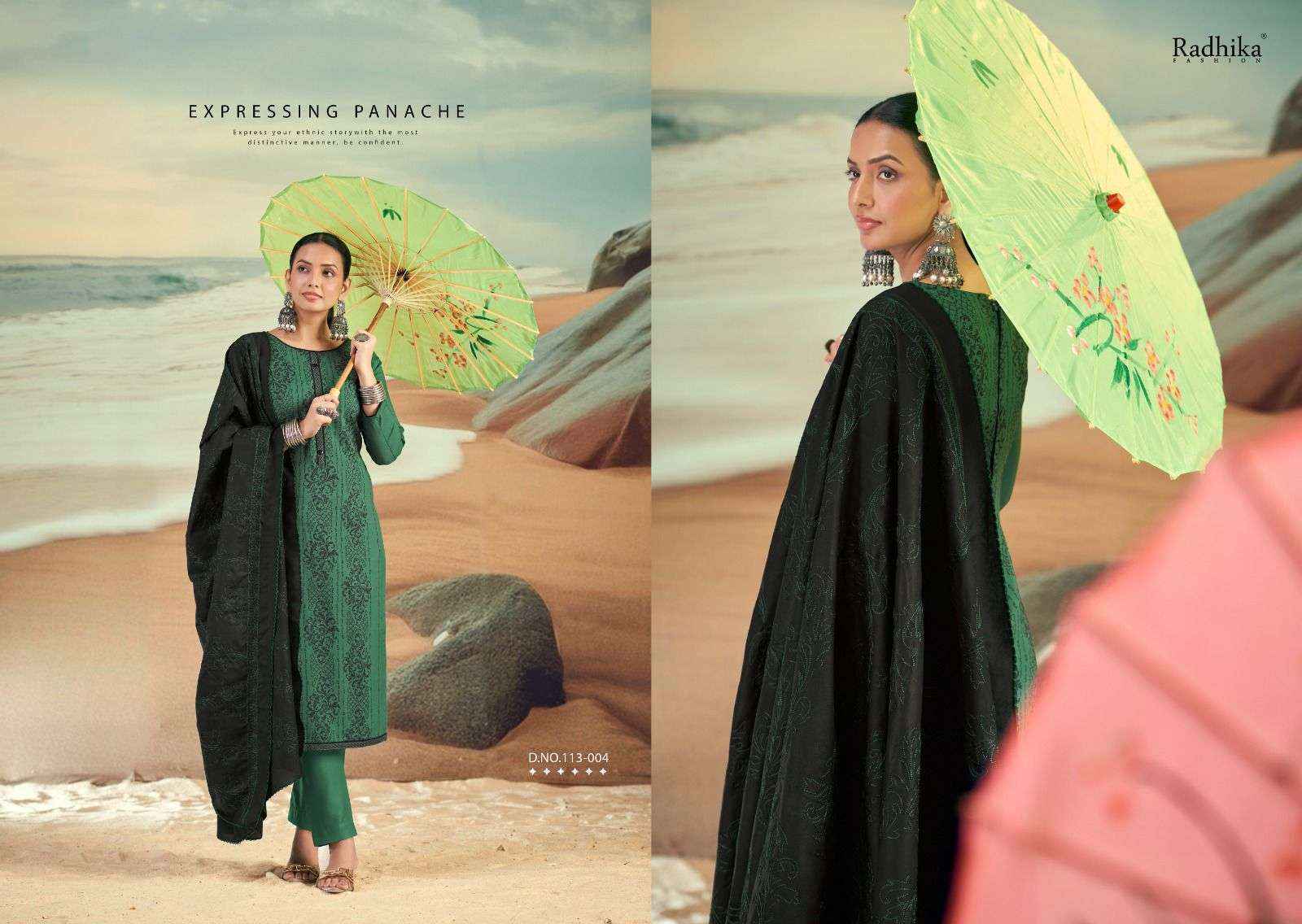 Radhika Fashion Azara Blossom Vol-16 Cotton Dress Material (4 pcs Catalogue)