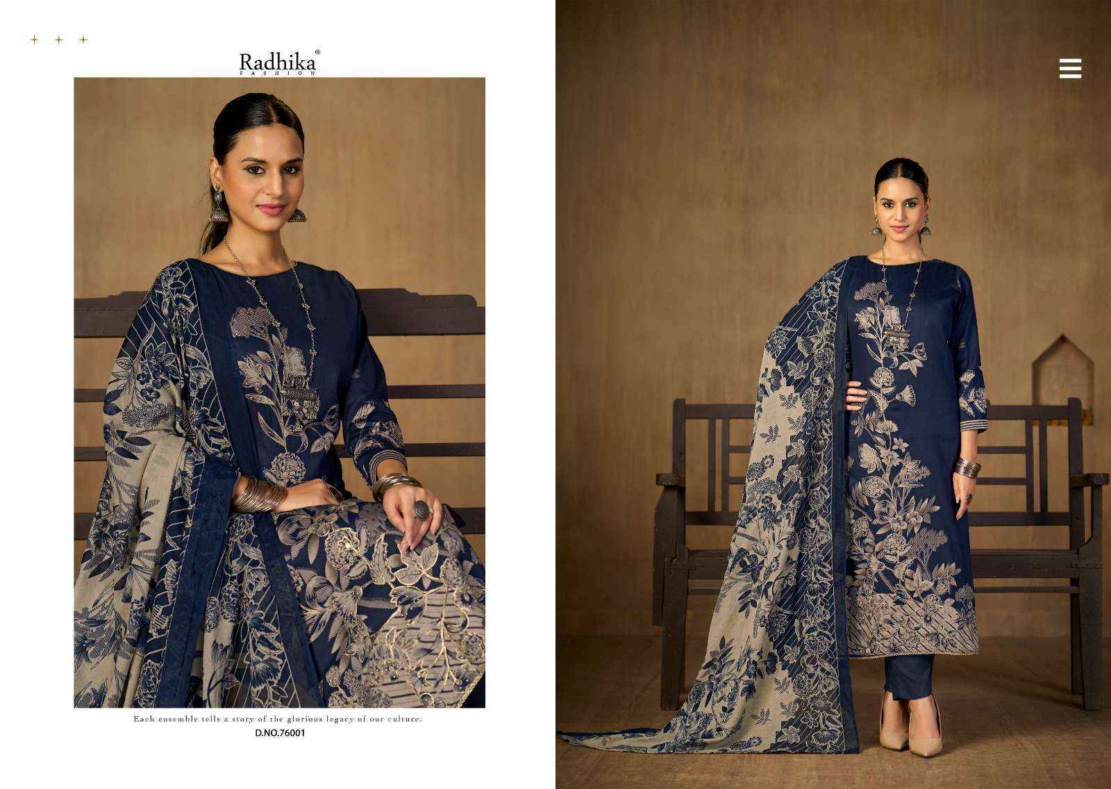 Radhika Fashion Azara Jennifer Vol-2 Jam Cotton Dress Material (4 pcs Catalogue)