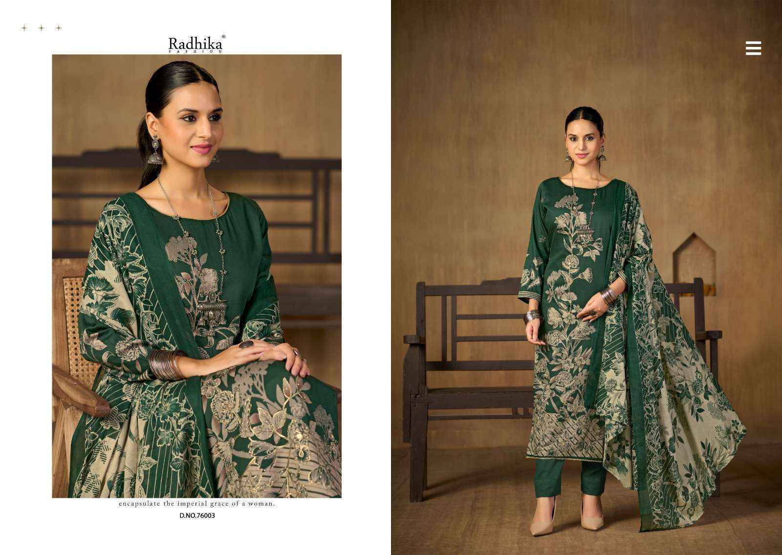 Radhika Fashion Azara Jennifer Vol-2 Jam Cotton Dress Material (4 pcs Catalogue)