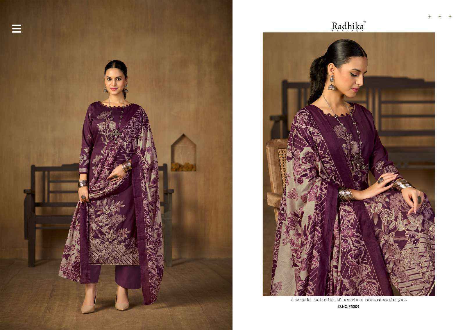 Radhika Fashion Azara Jennifer Vol-2 Jam Cotton Dress Material (4 pcs Catalogue)